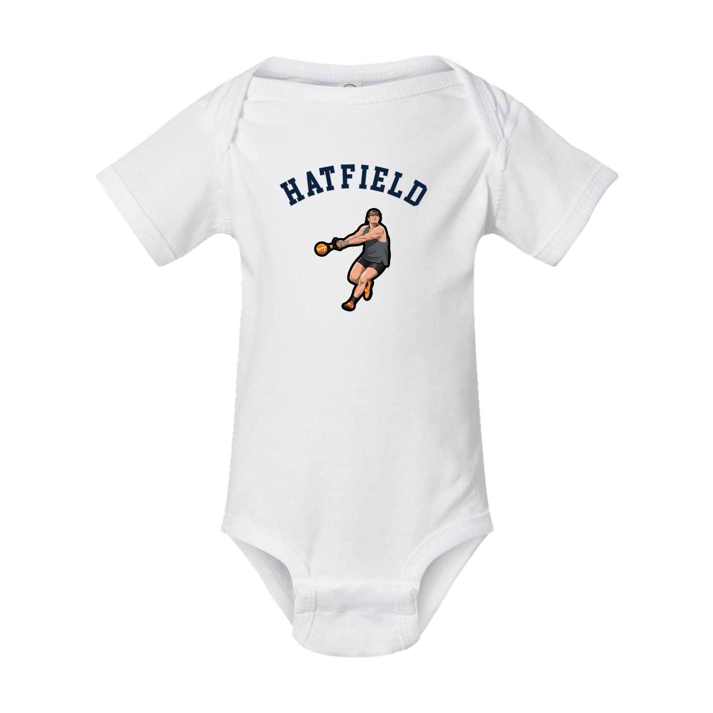 Baby Onesie — Shirsey Arch in White