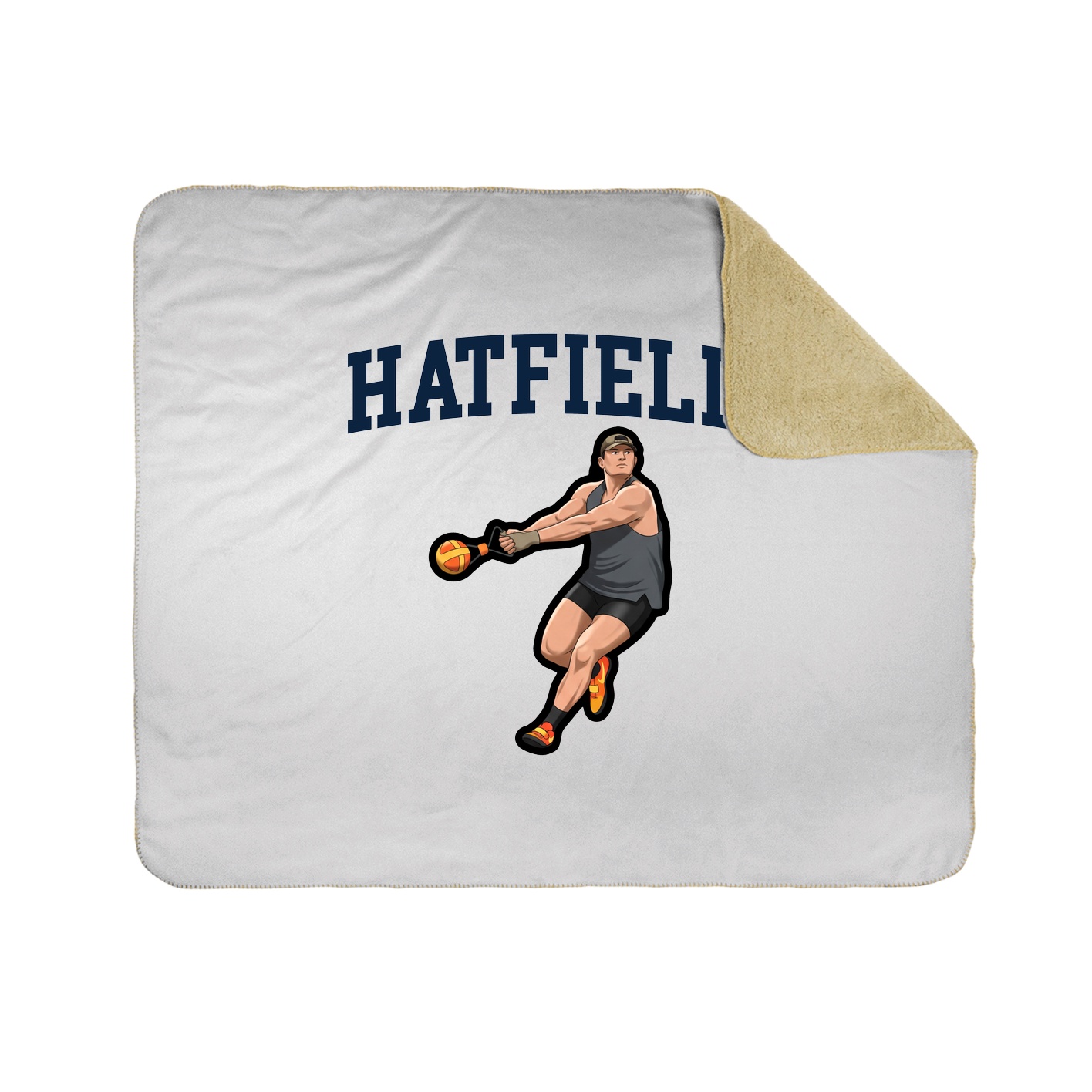 Throw Blanket — Shirsey in White