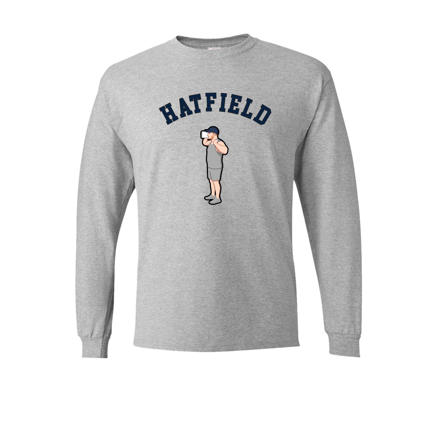 Long Sleeve Tee — Shirsey Arch in Grey