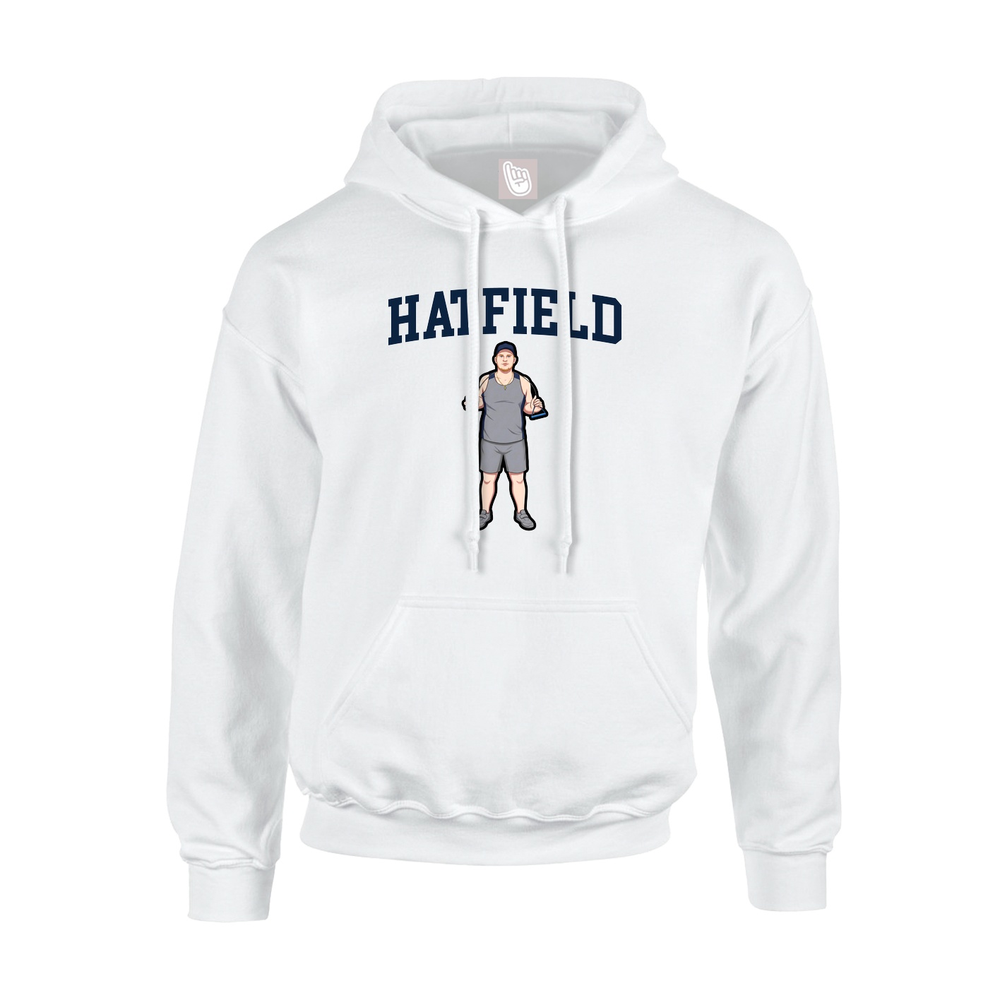 Hoodie — Shirsey in White