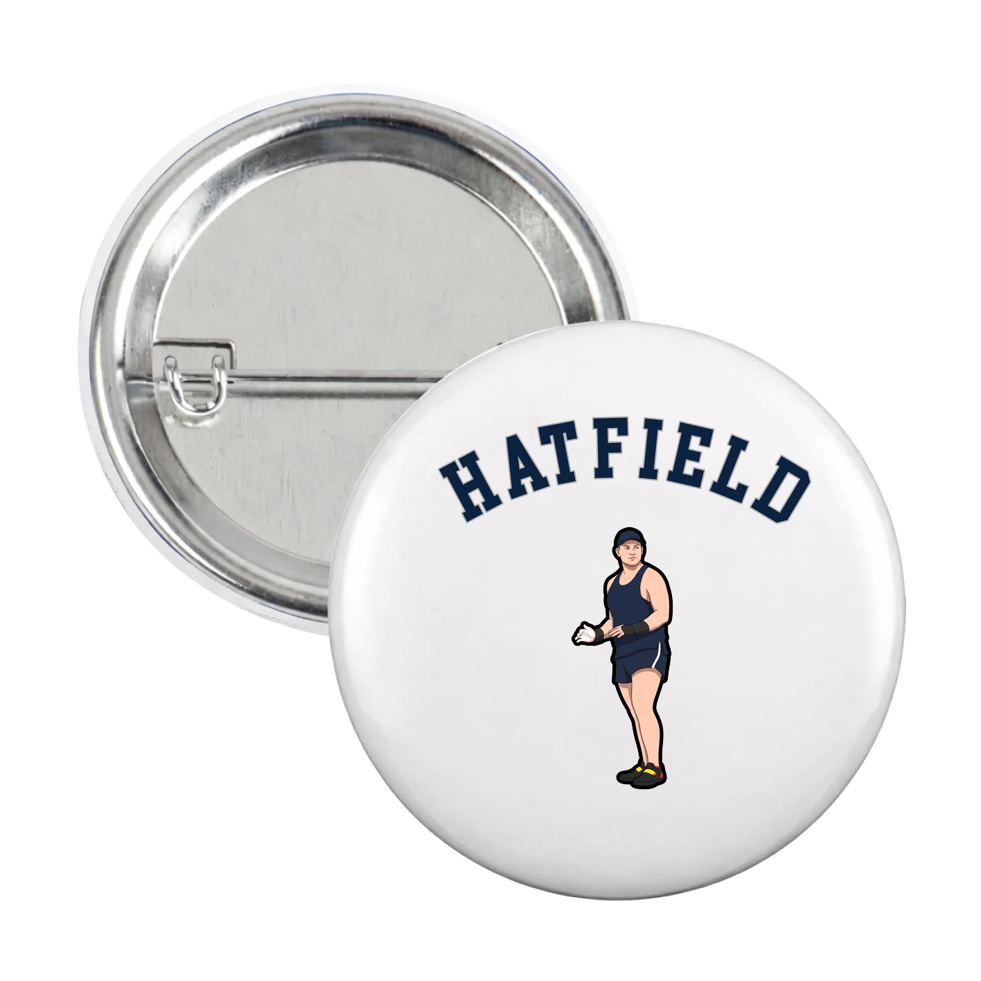 Game Day Button — Shirsey Arch in White
