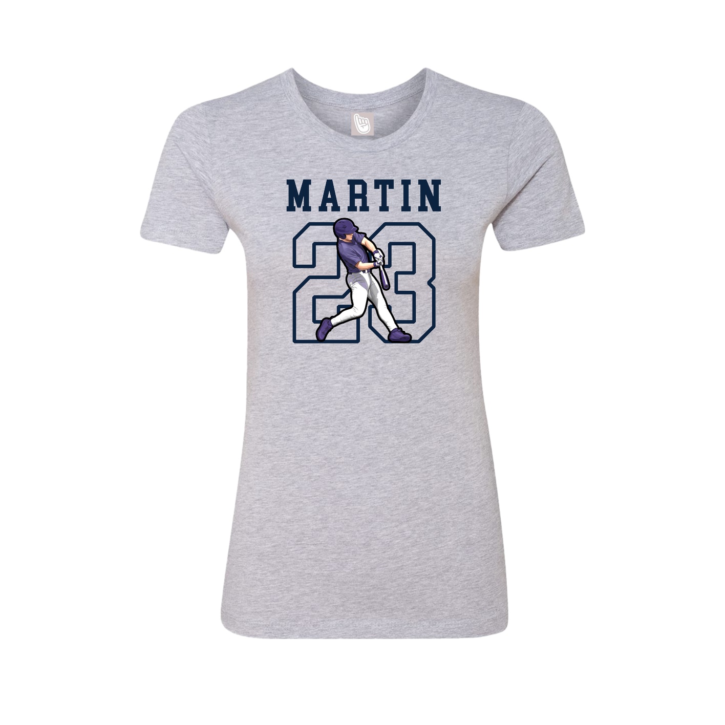 Fitted Women's Tee — Shirsey in Grey