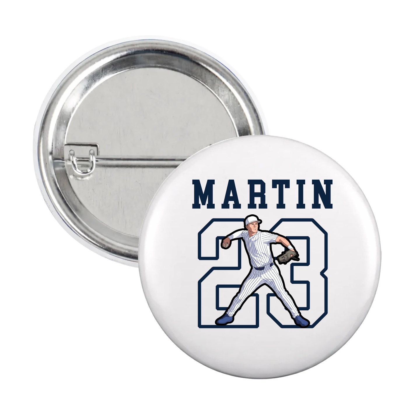 Game Day Button — Shirsey in White