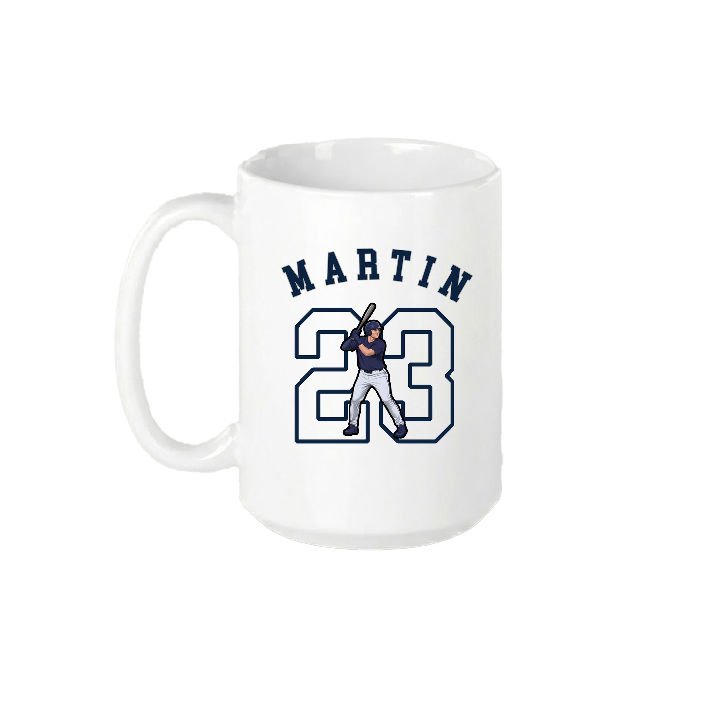 15oz Coffee Mug — Shirsey Arch in White