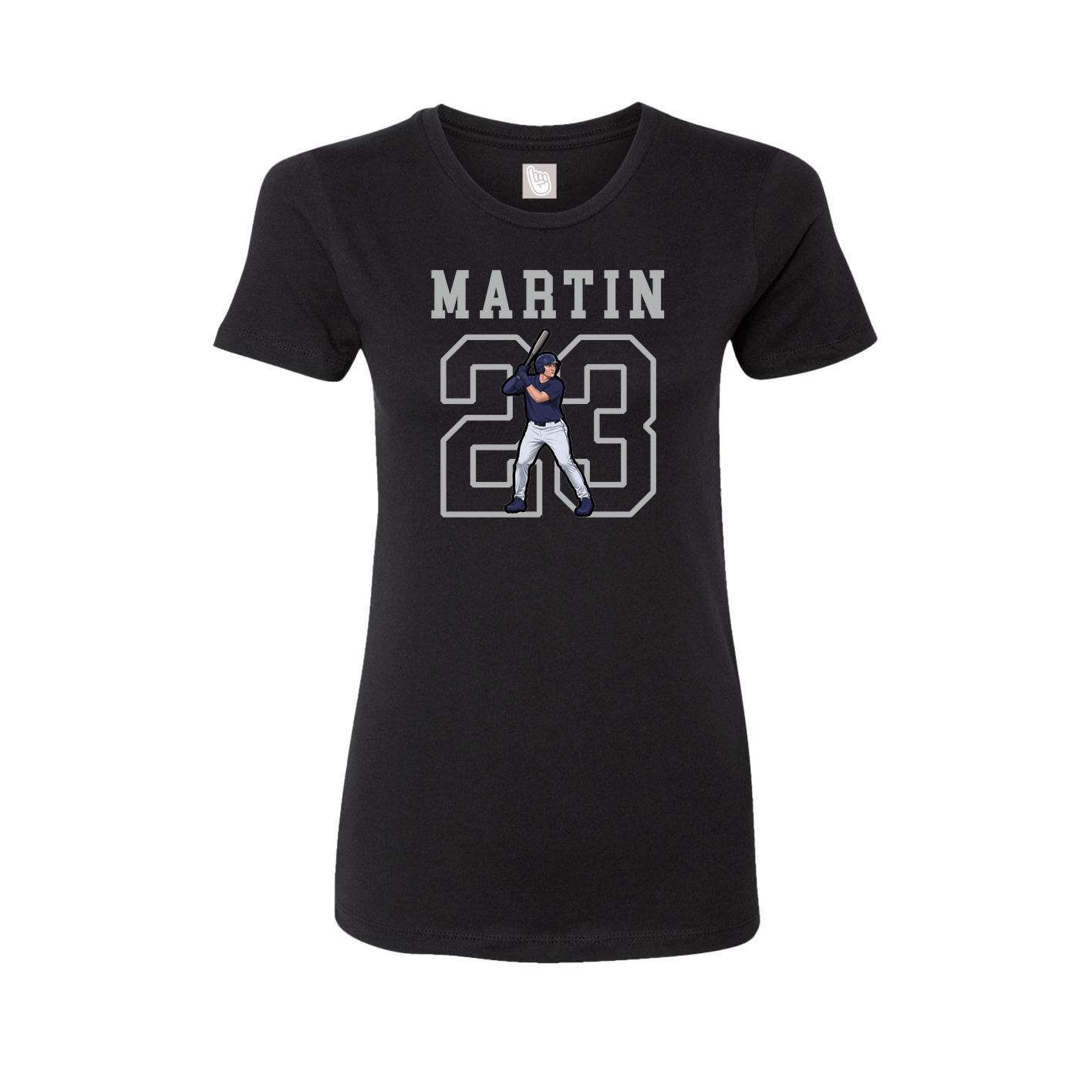 Fitted Women's Tee — Shirsey in Black