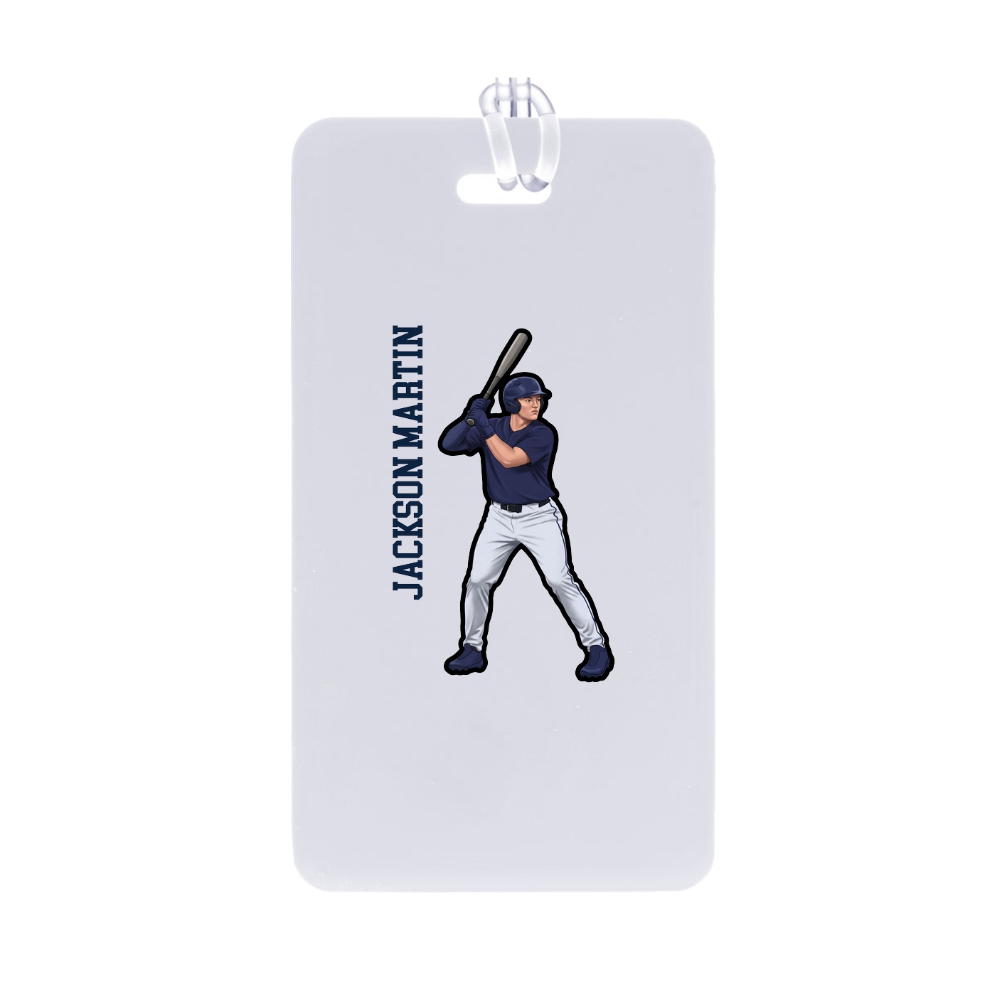 Bag Tag — Name Vertical in Classic
