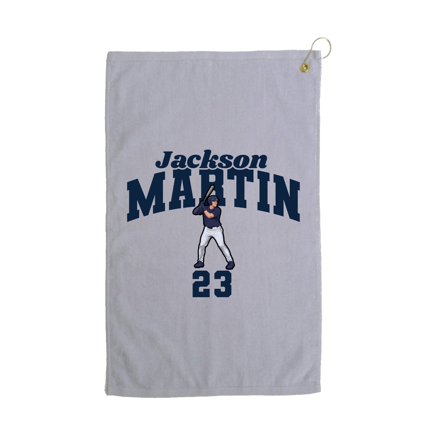 Golf Towel — Signature Arch in Grey