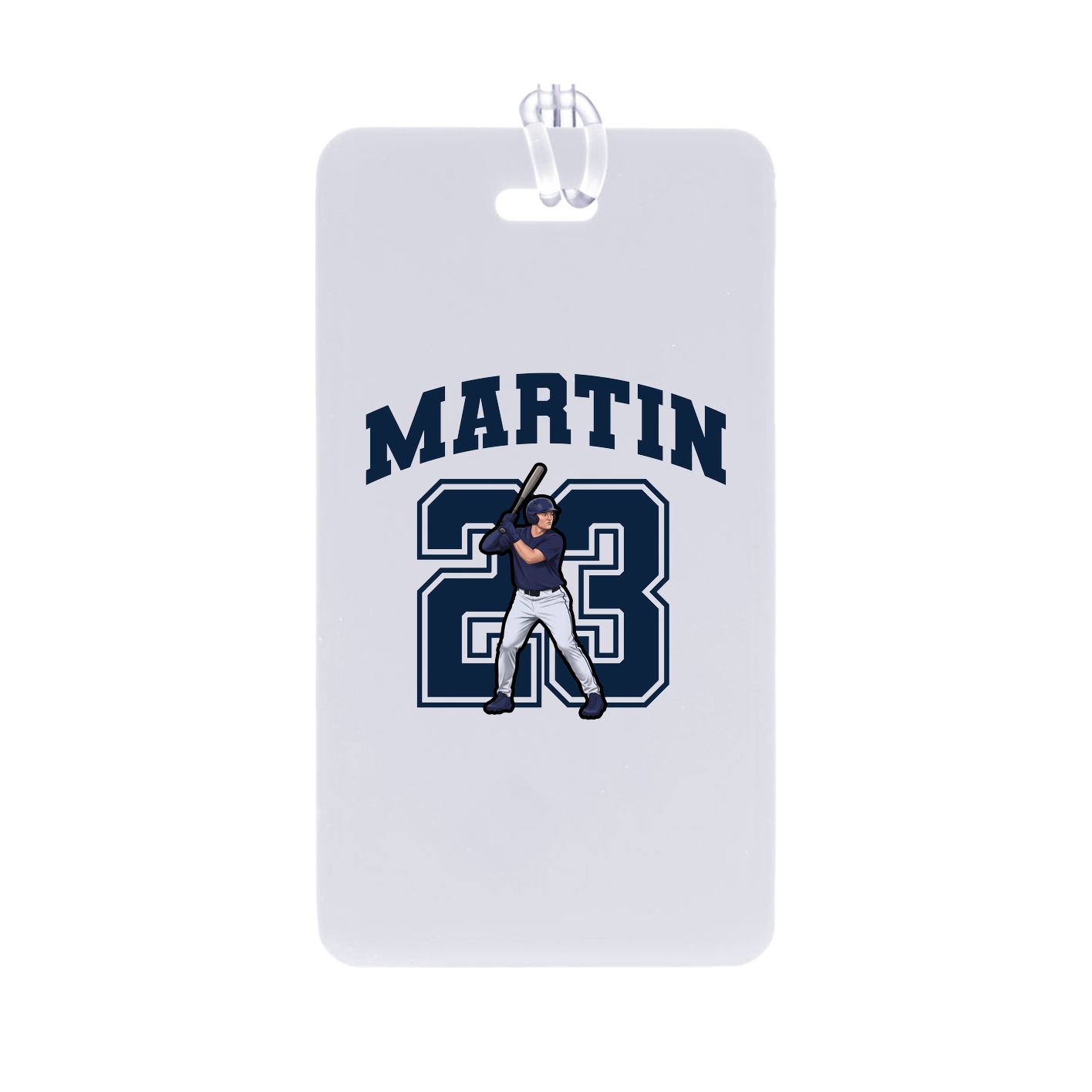 Bag Tag — Number in Classic