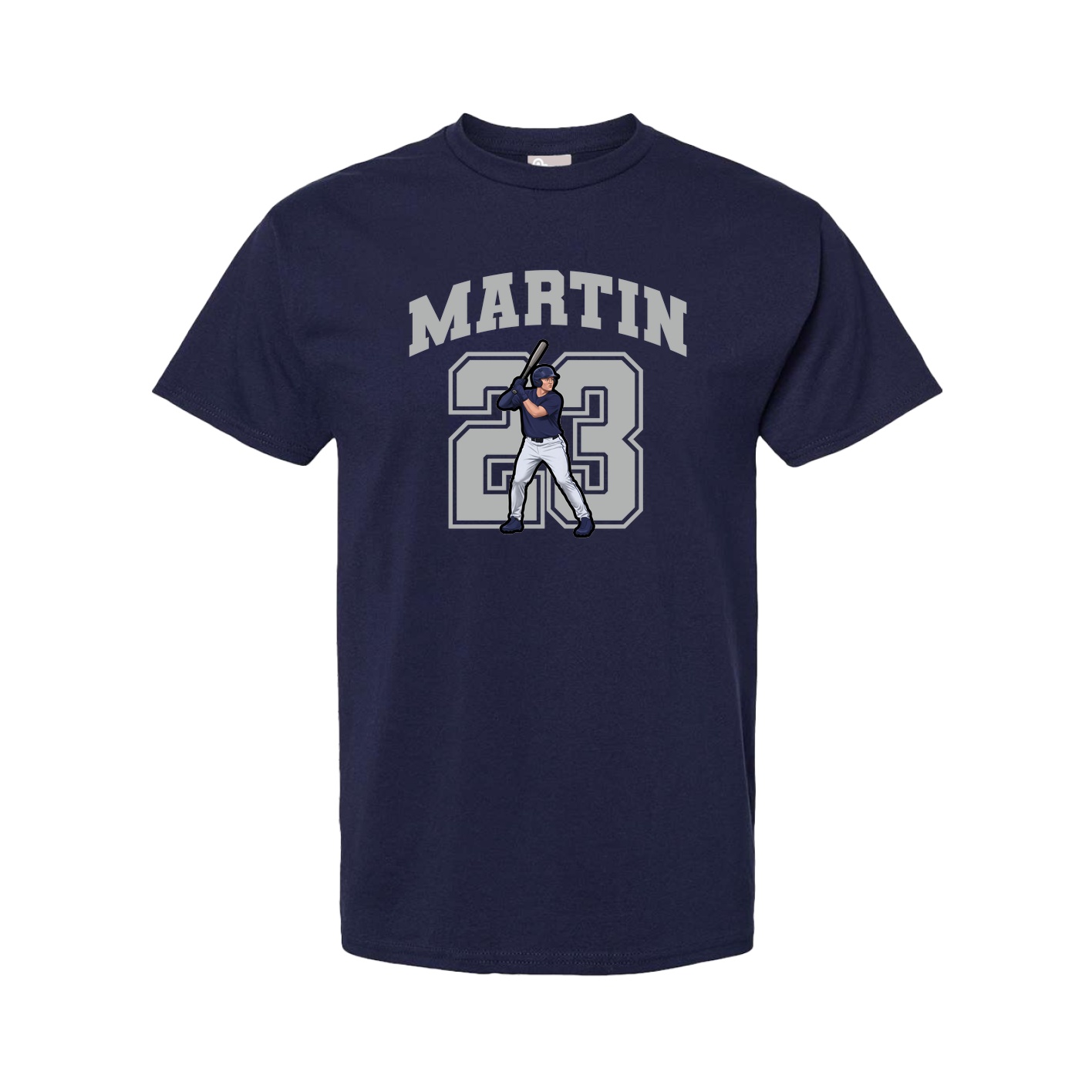 Tee — Number in Navy