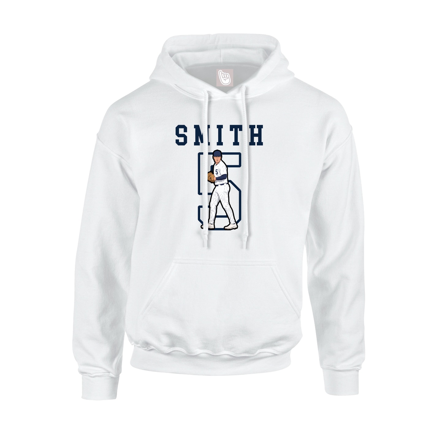 Hoodie — Shirsey in White