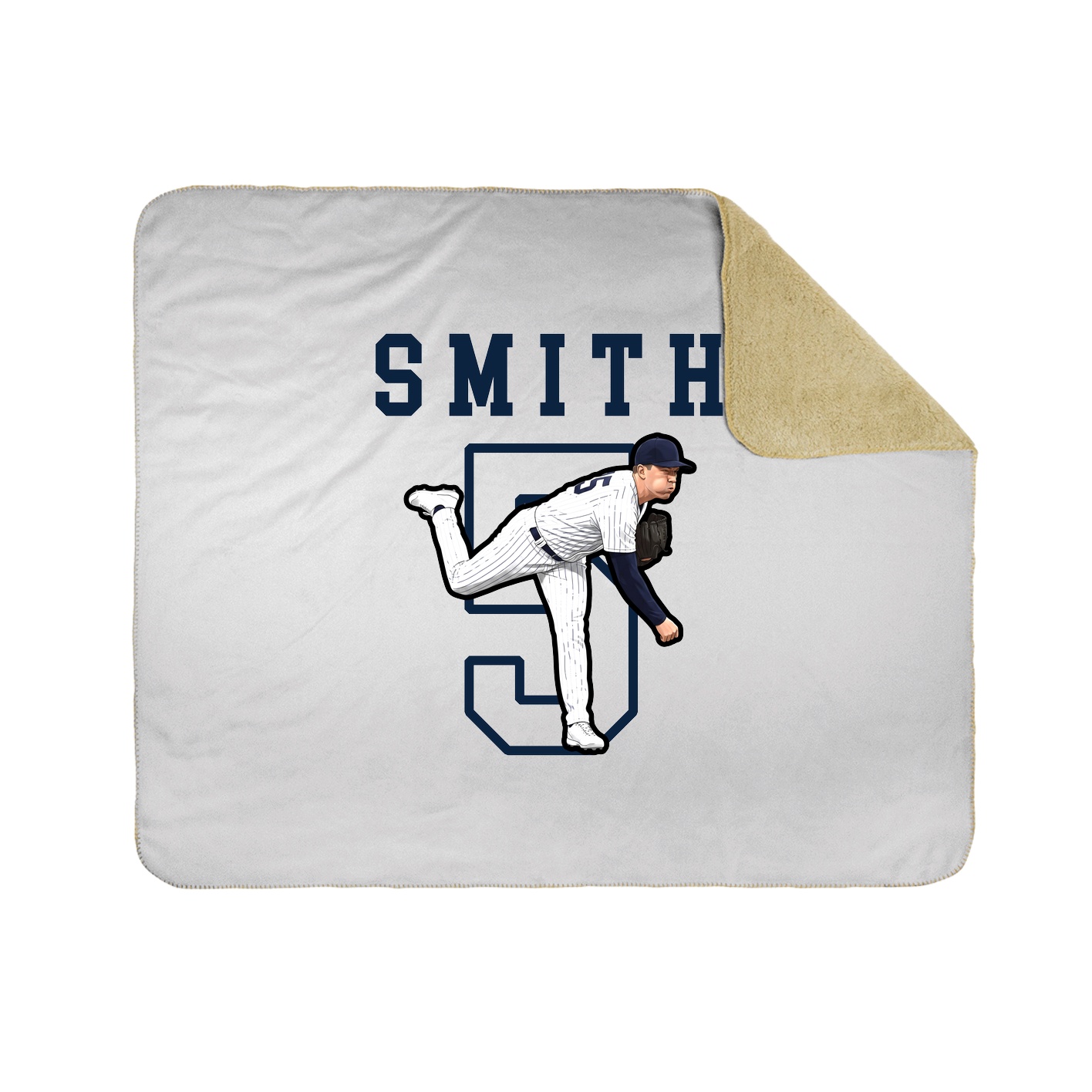 Throw Blanket — Shirsey in White