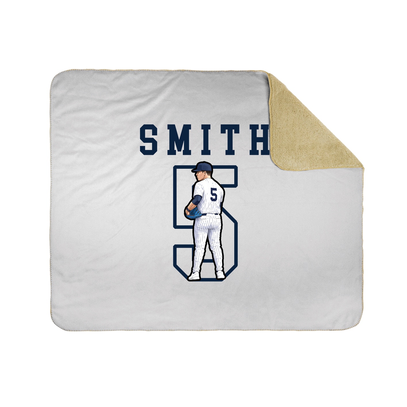 Throw Blanket — Shirsey in White
