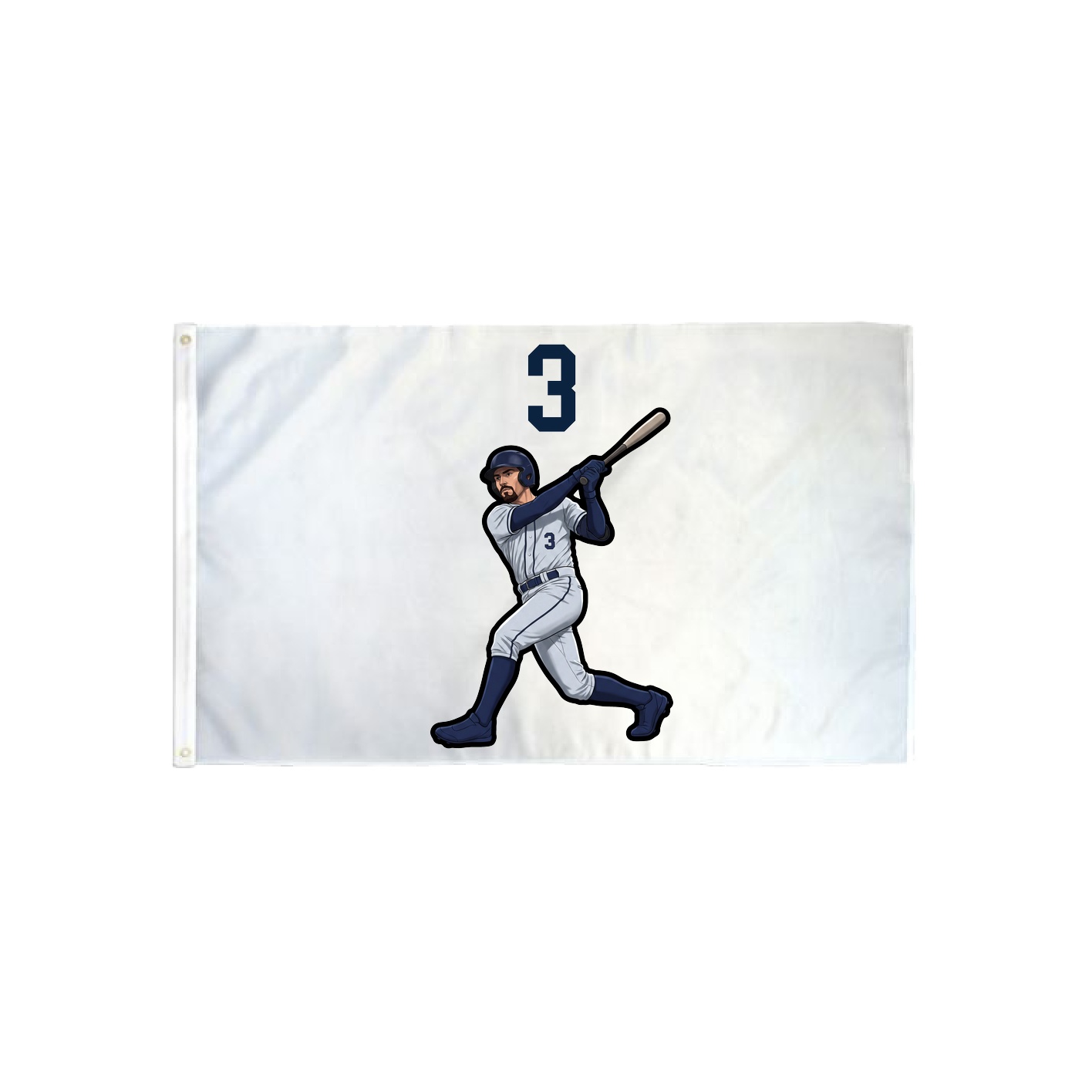 3x5 Flag — Number Top in Classic