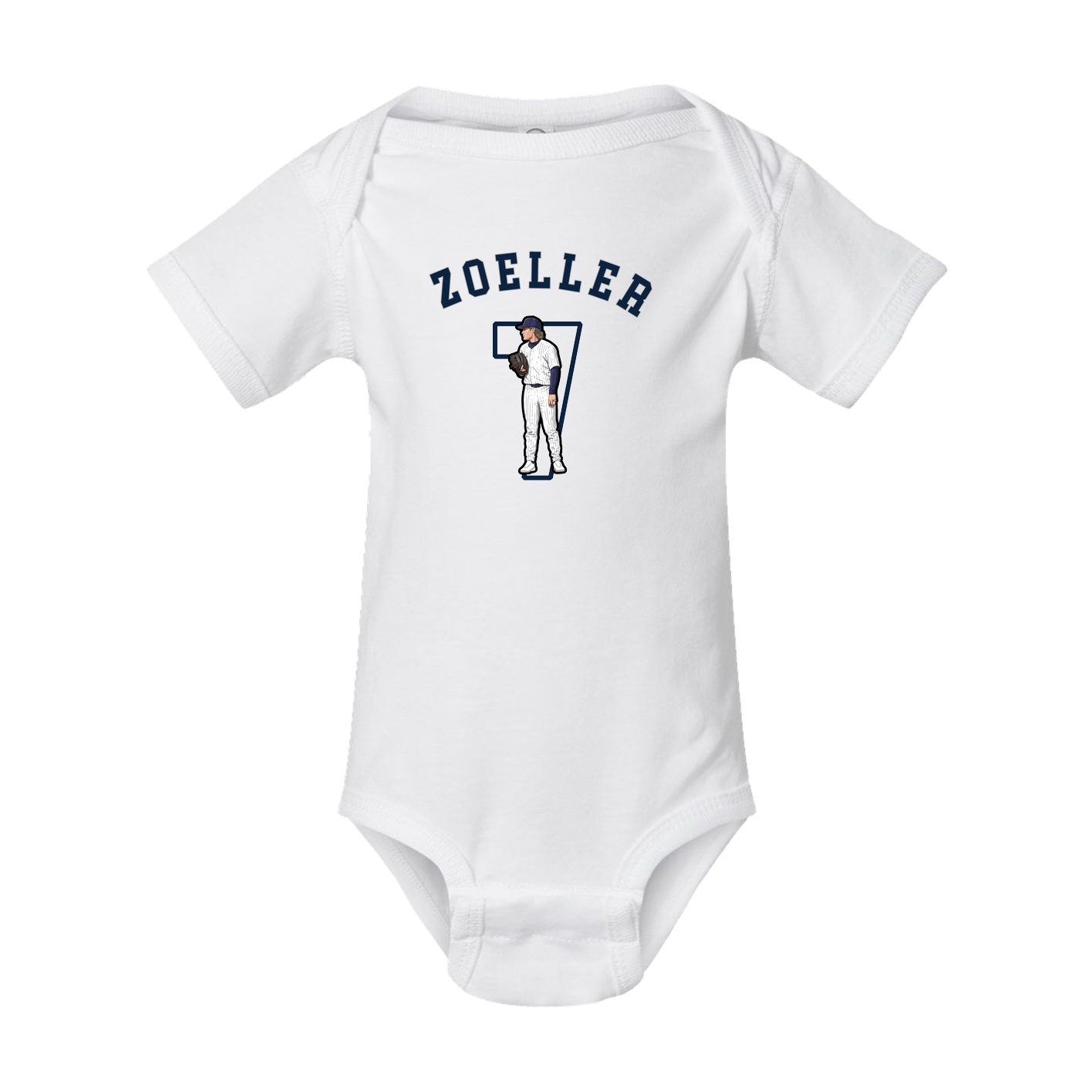 Baby Onesie — Shirsey Arch in White
