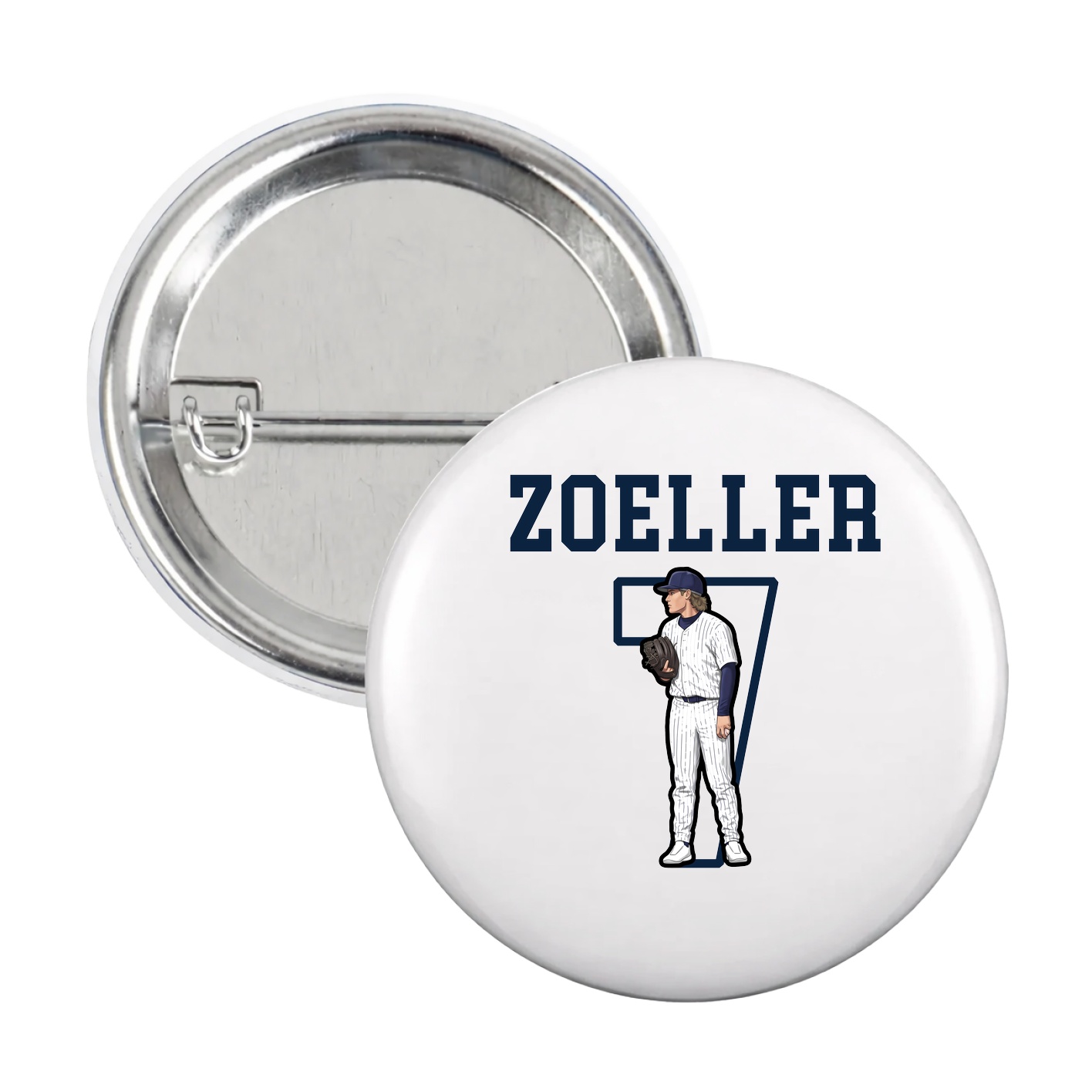 Game Day Button — Shirsey in White
