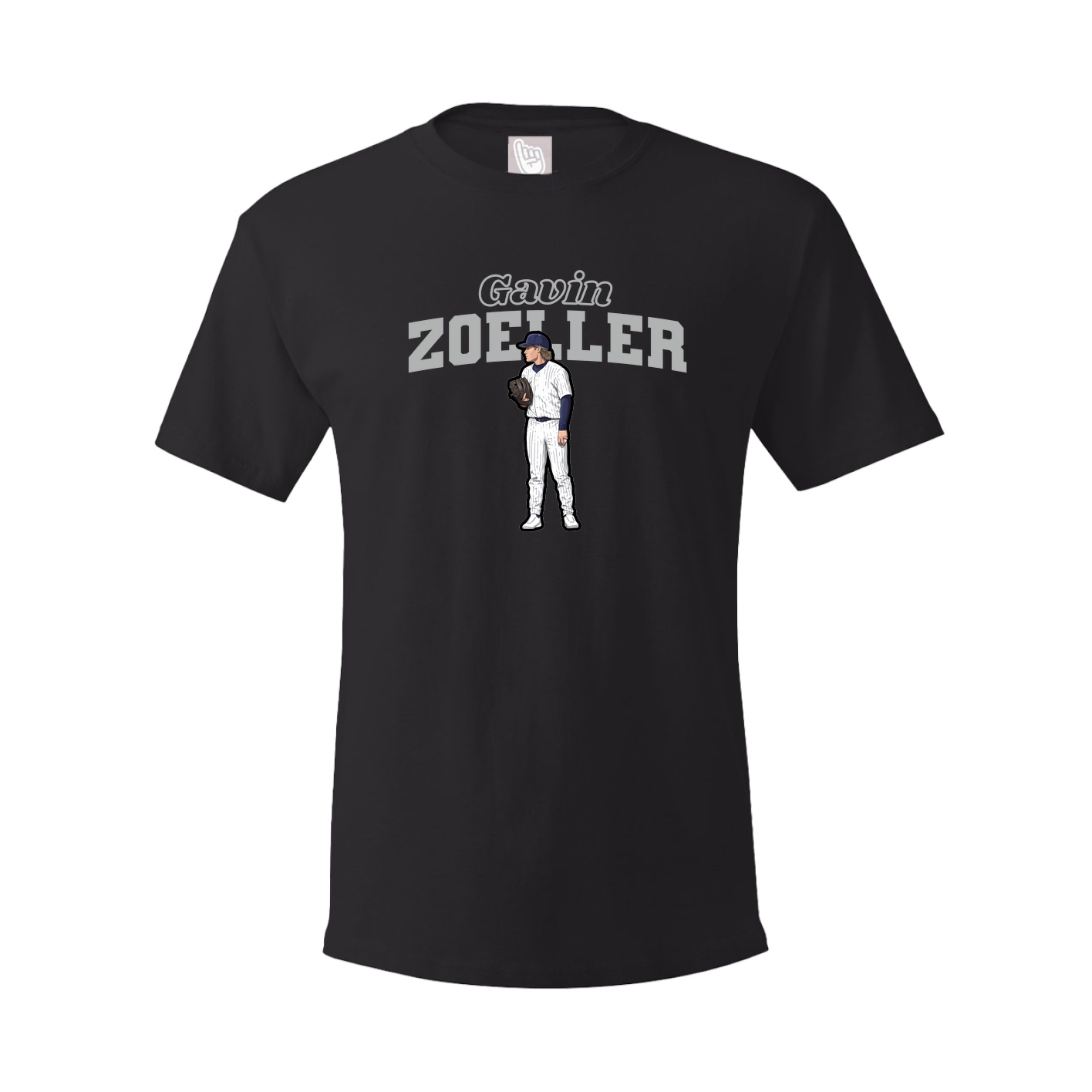 Youth Tee — Name Arch in Black