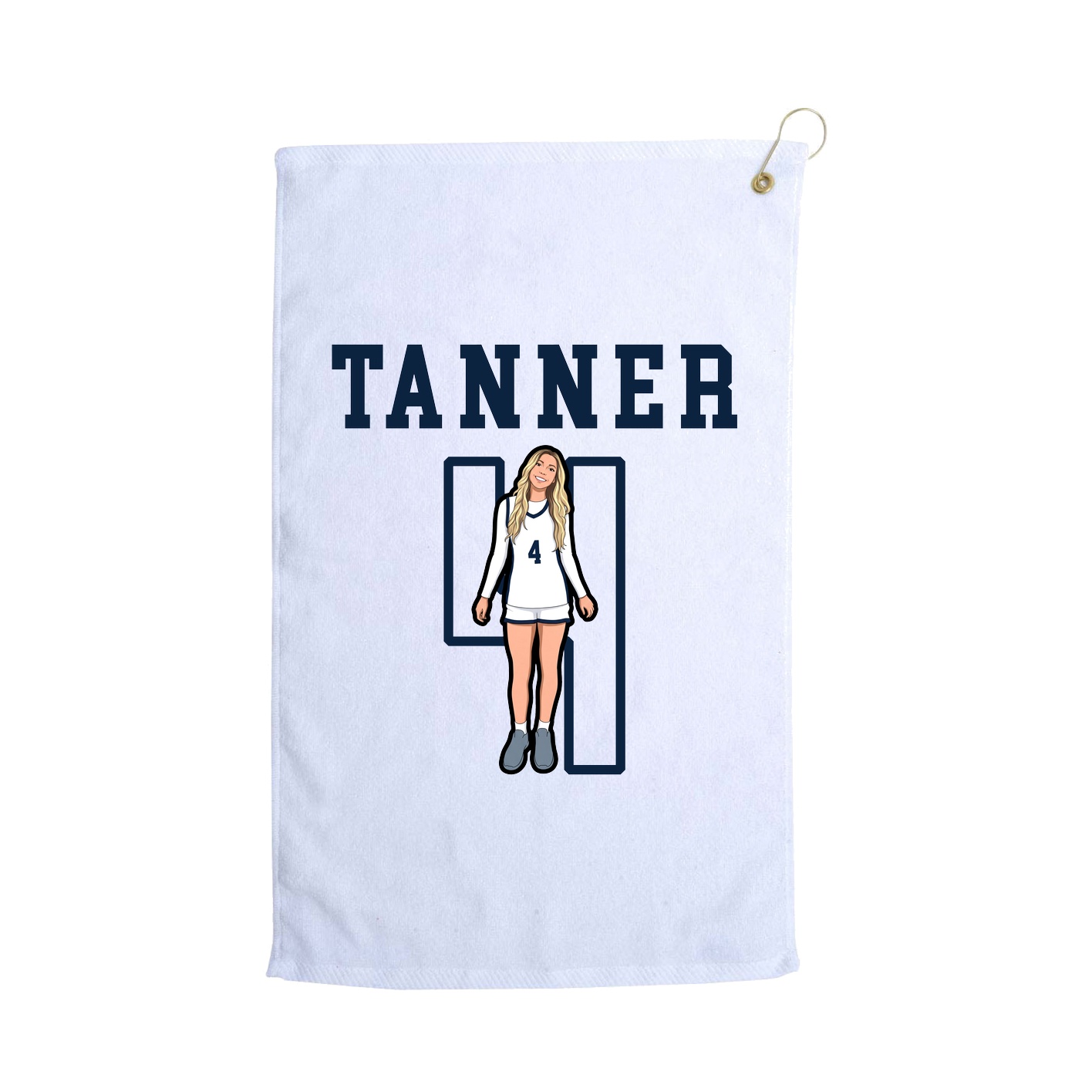 Golf Towel — Shirsey in White