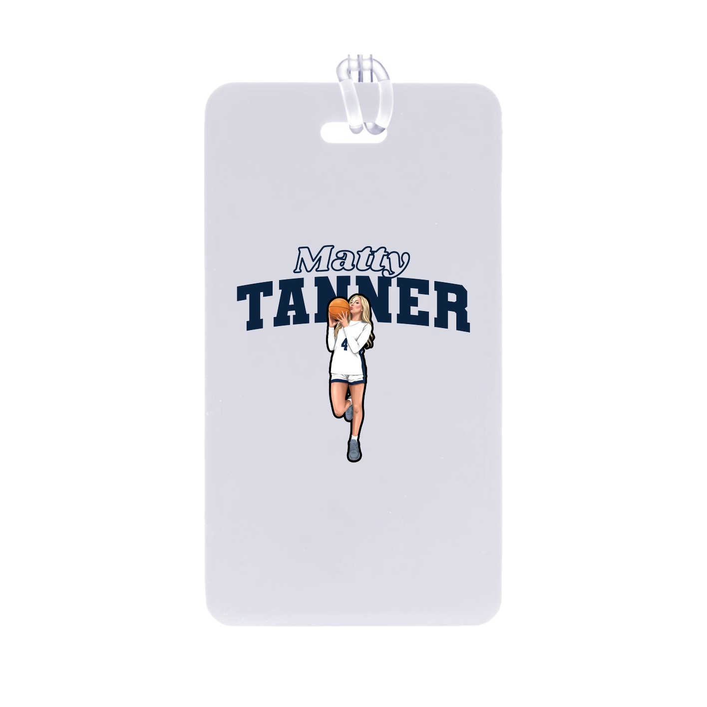 Bag Tag — Name Arch in Classic
