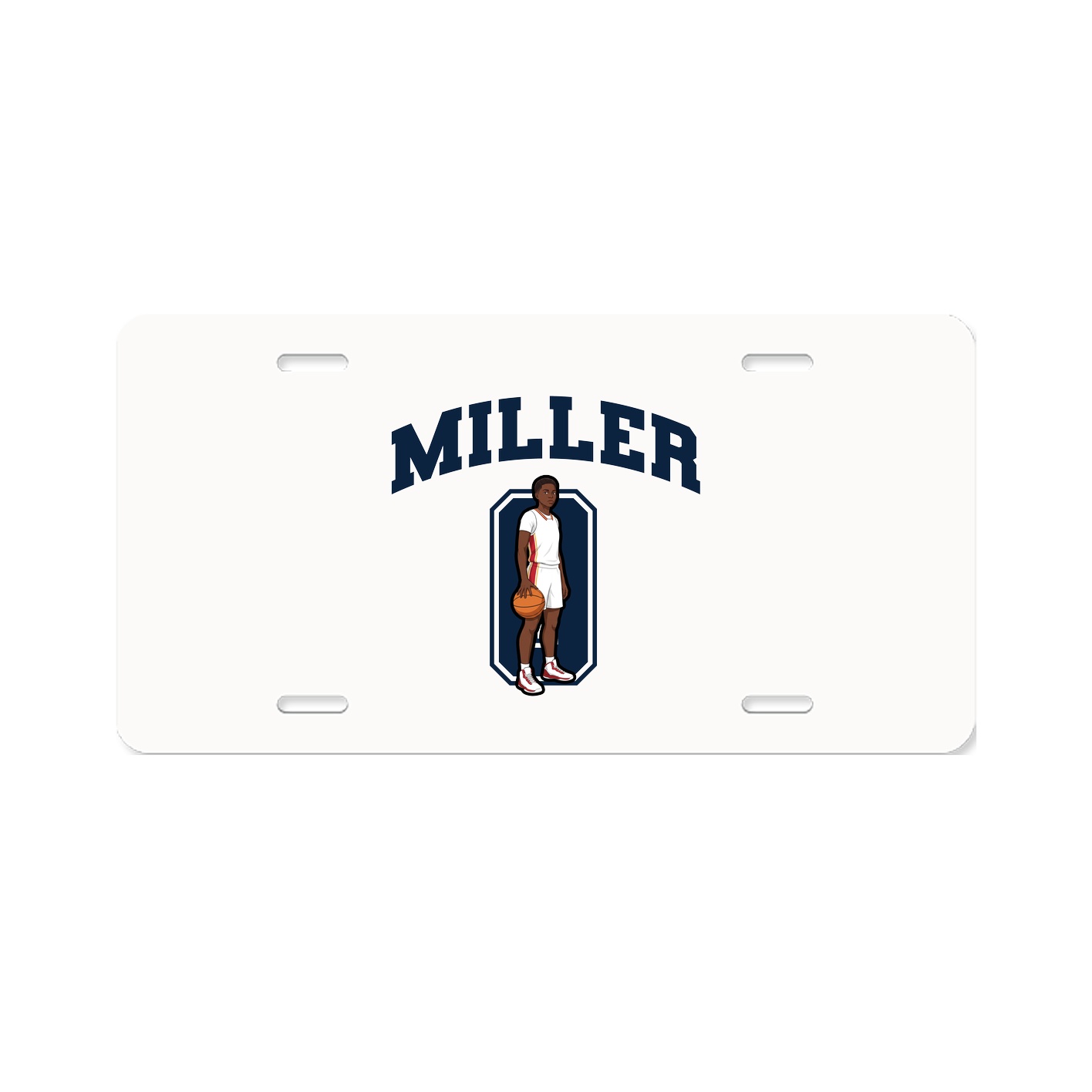 License Plate — Number in Classic