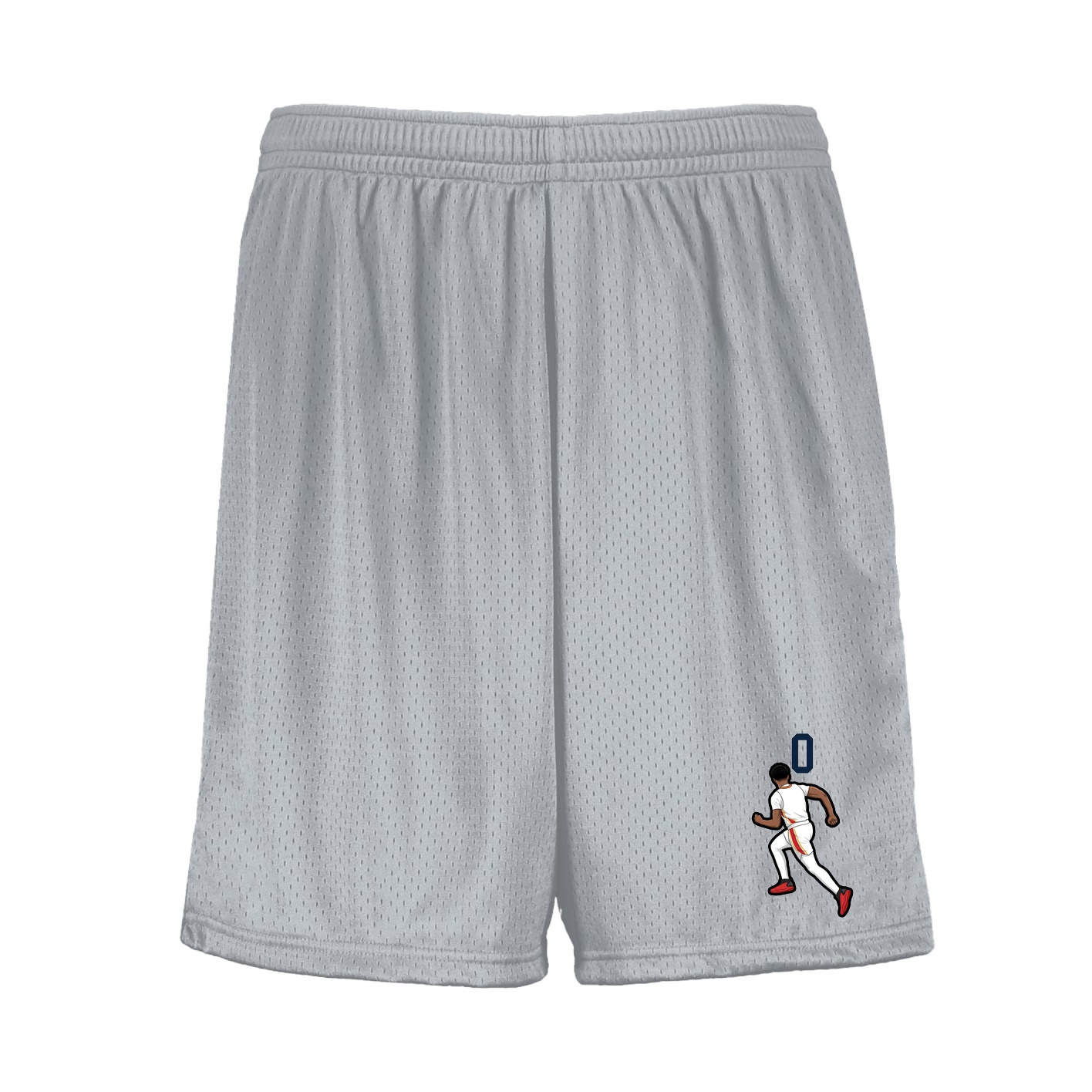 Shorts — Number Top in Silver