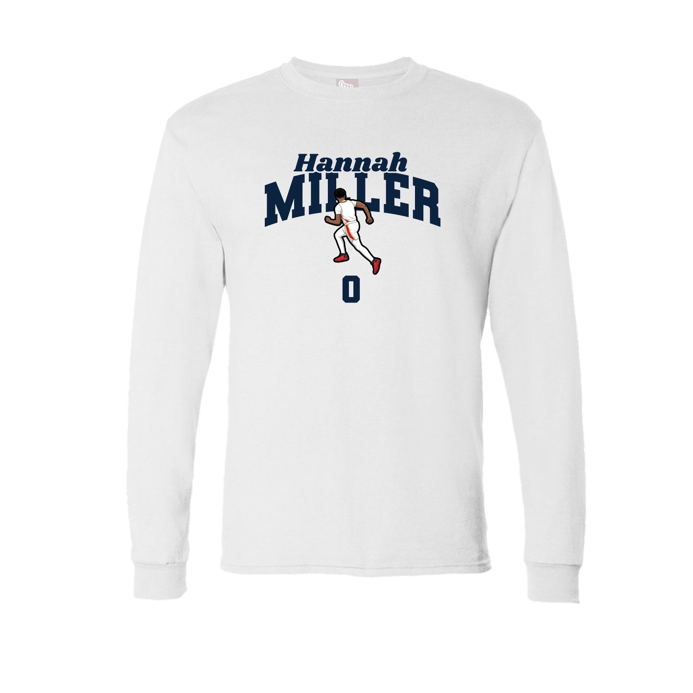 Long Sleeve Tee — Signature Arch in White