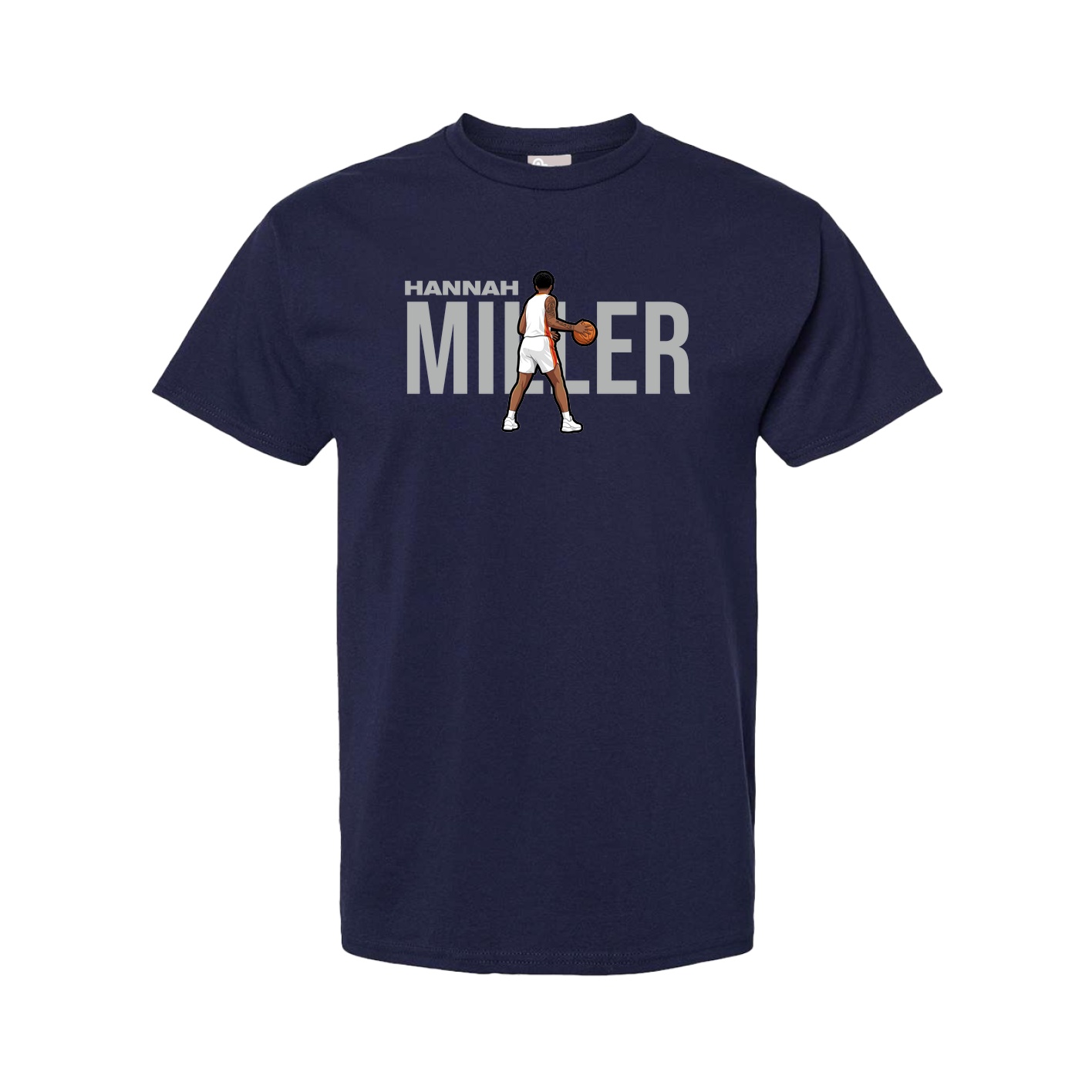 Youth Tee — Player Name in Navy