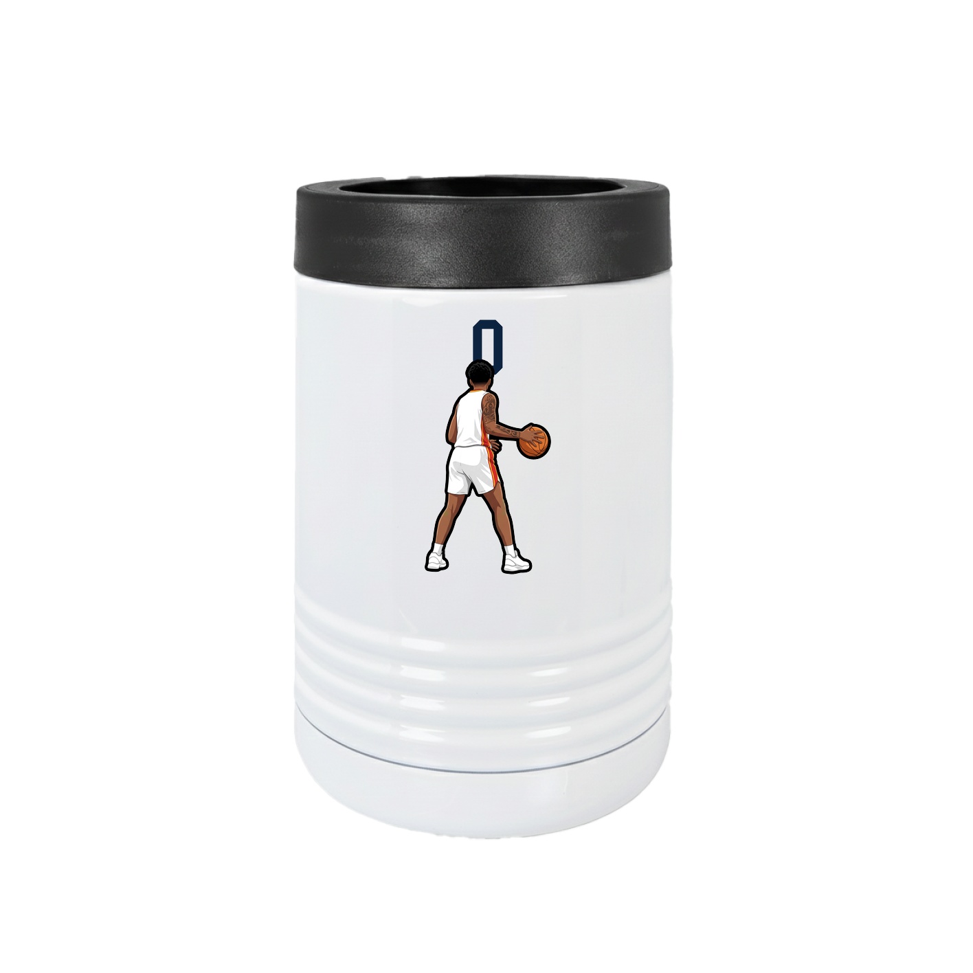Beverage Holder — Number Top in White