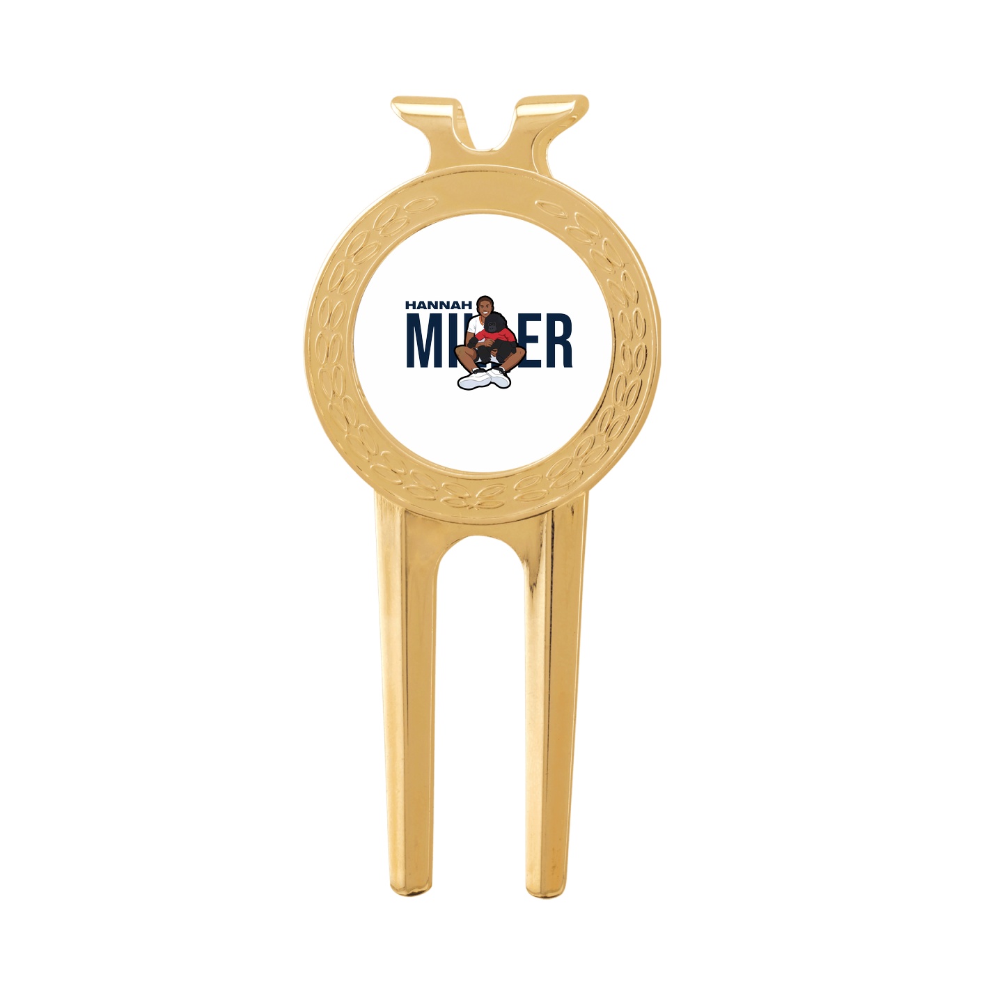 Divot Tool with Ball Marker — Player Name in Classic