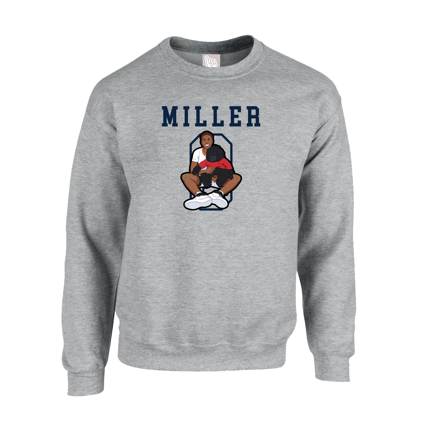 Fleece Crew — Shirsey in Grey