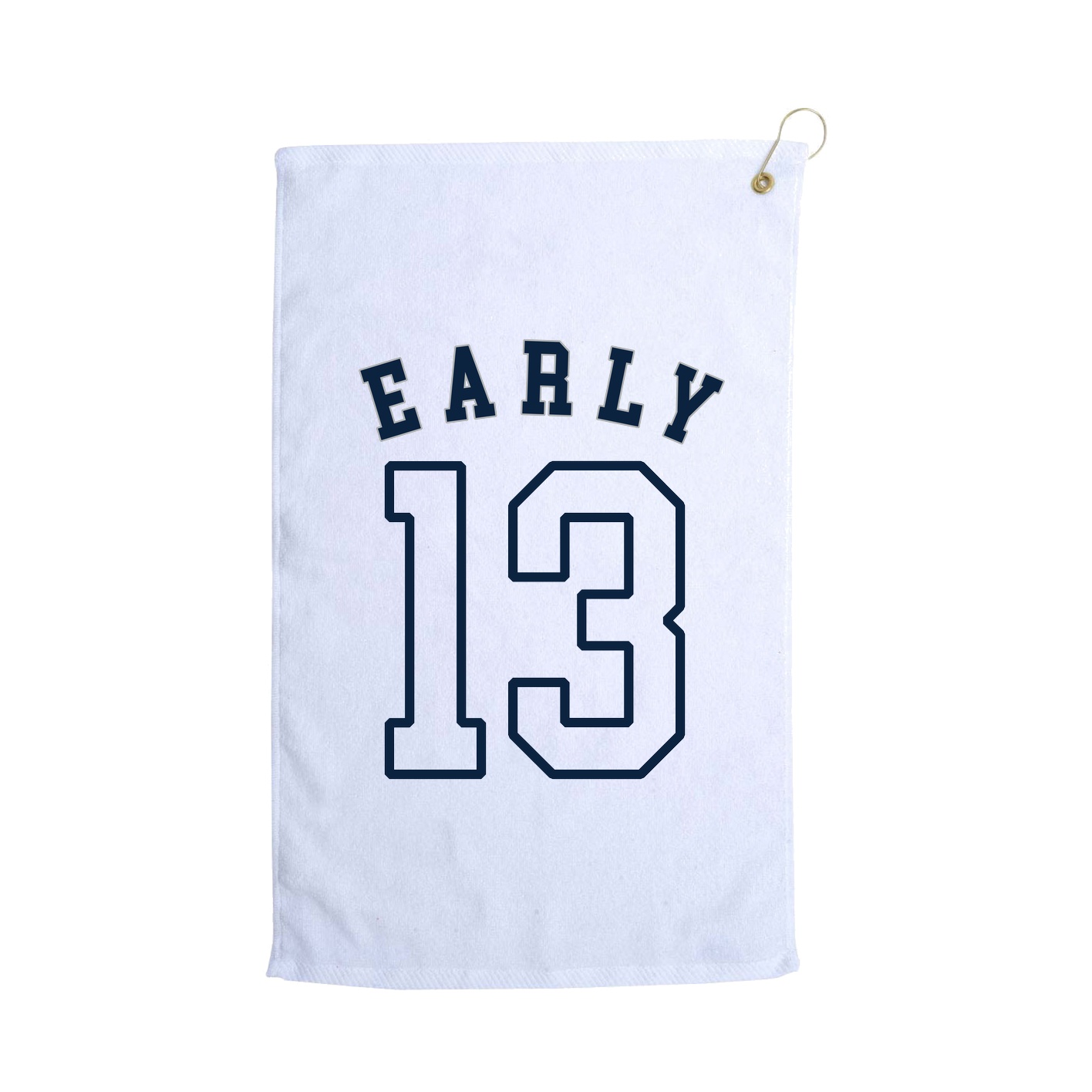 Golf Towel — Shirsey Arch in White