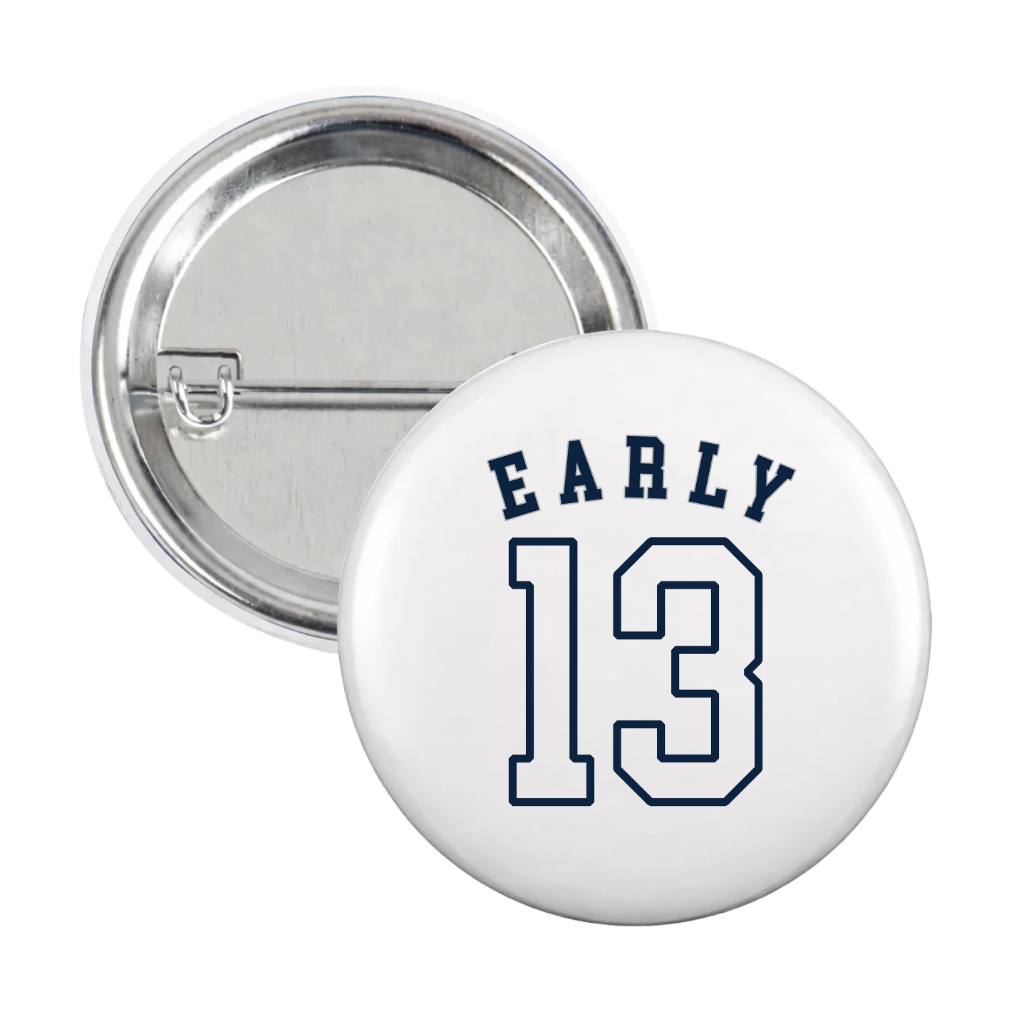 Game Day Button — Shirsey Arch in White