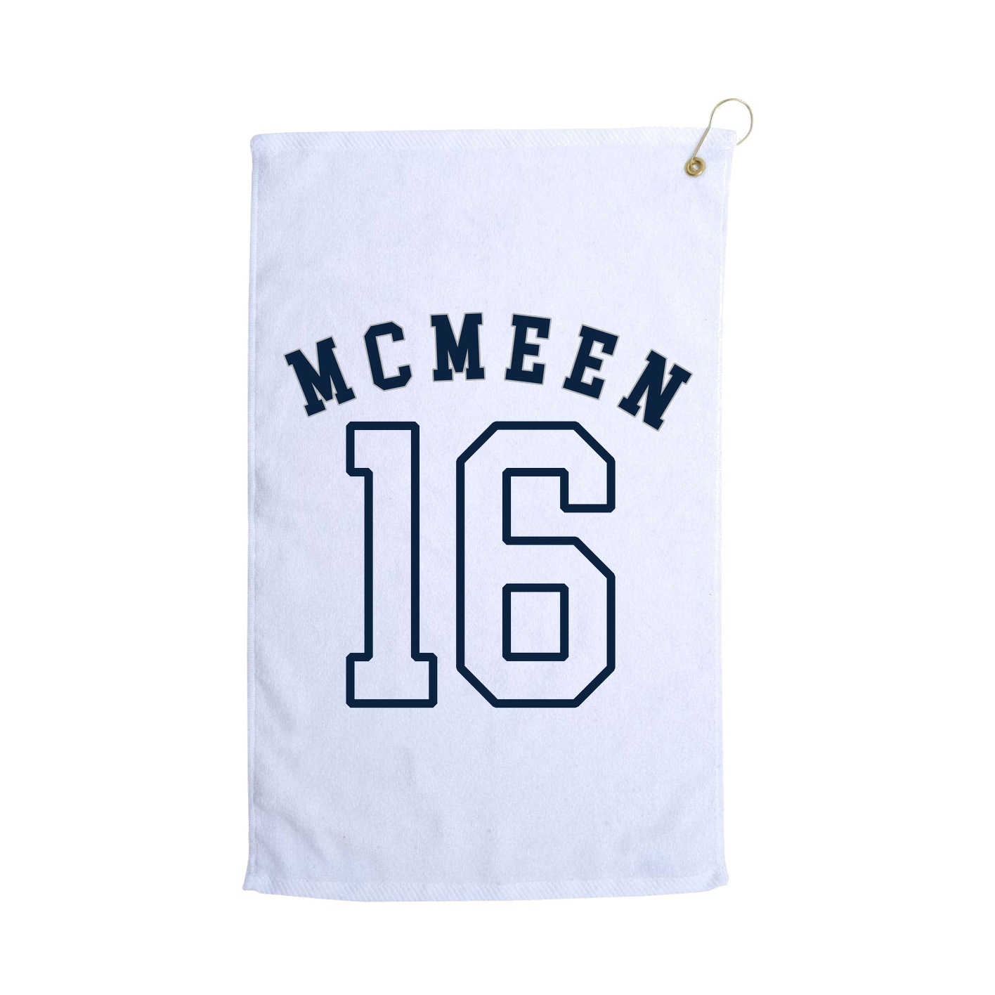 Golf Towel — Shirsey Arch in White