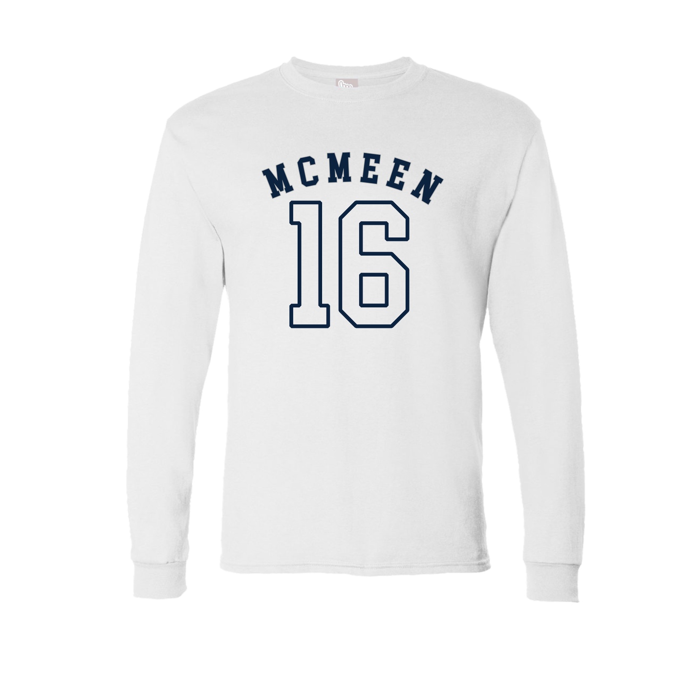 Long Sleeve Tee — Shirsey Arch in White