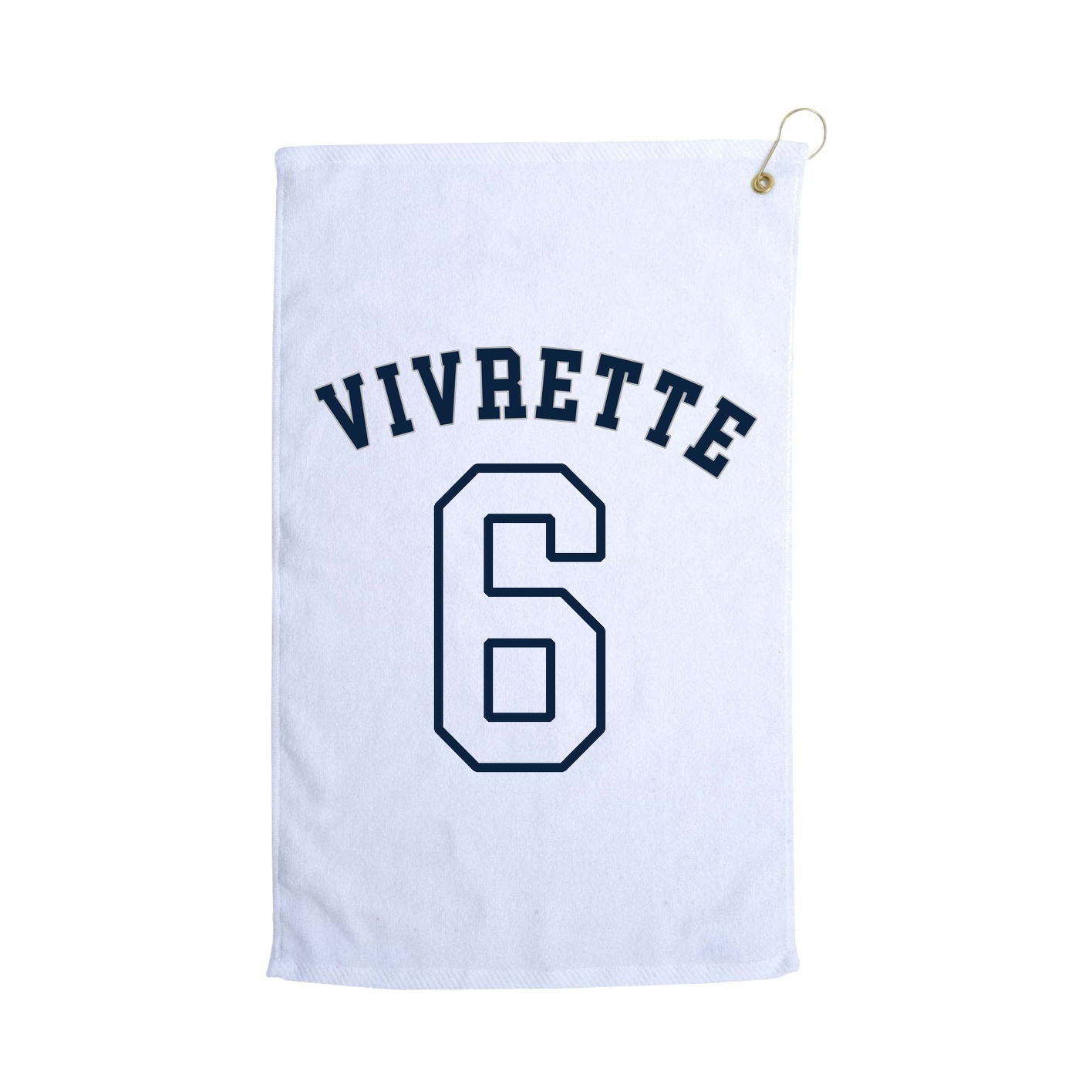 Golf Towel — Shirsey Arch in White