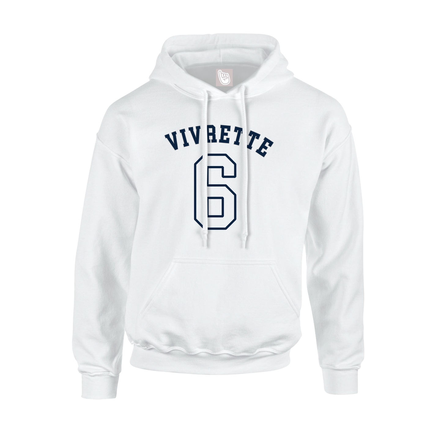 Hoodie — Shirsey Arch in White