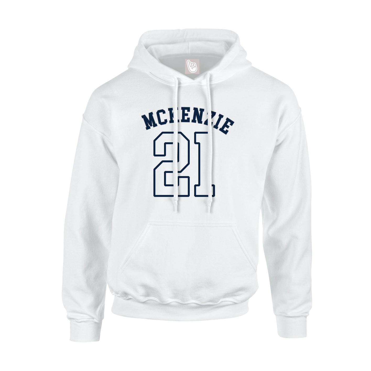 Hoodie — Shirsey Arch in White