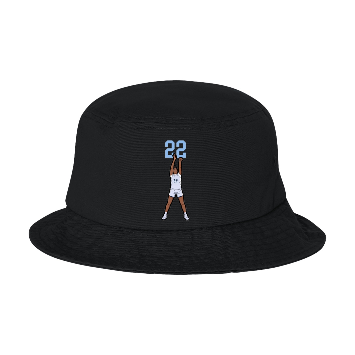 Bucket Cap — Number Top in Black