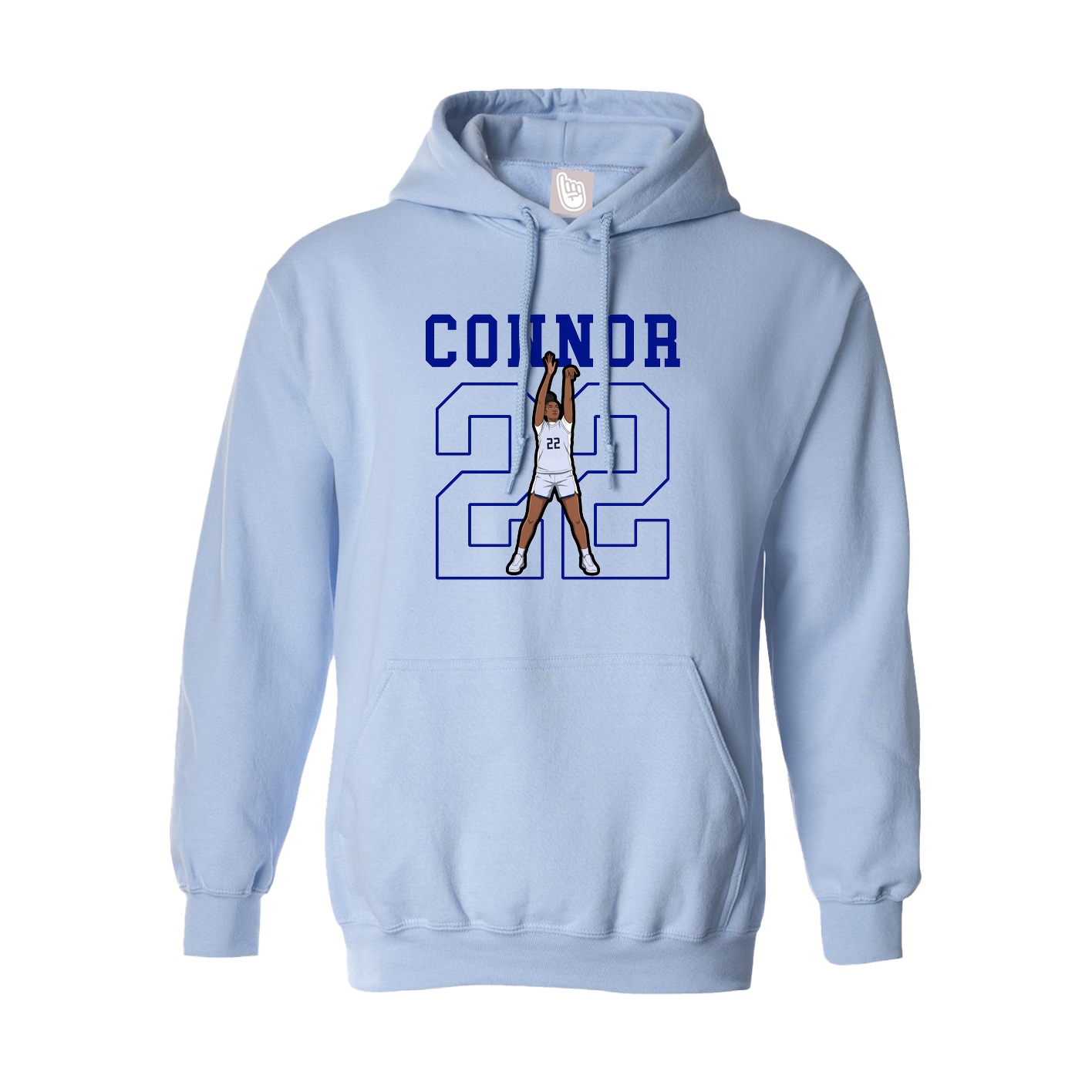 Hoodie — Shirsey in Light Blue