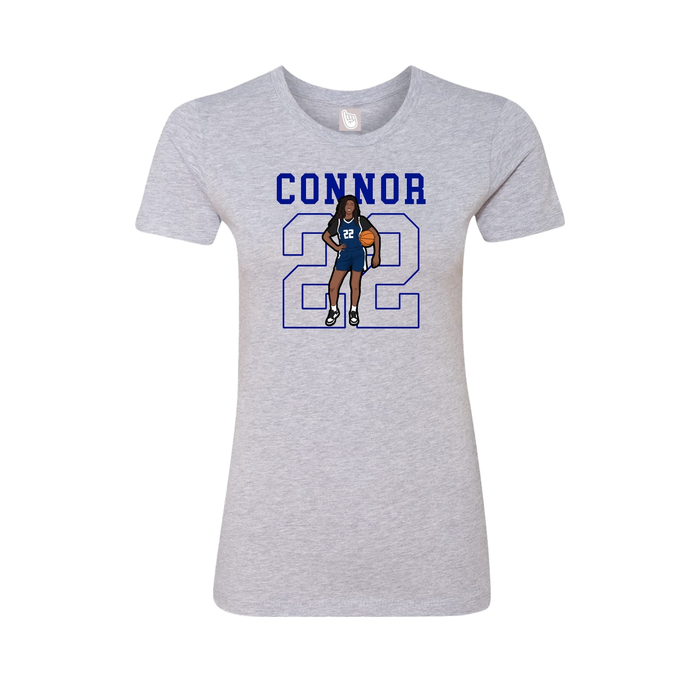 Fitted Women's Tee — Shirsey in Grey