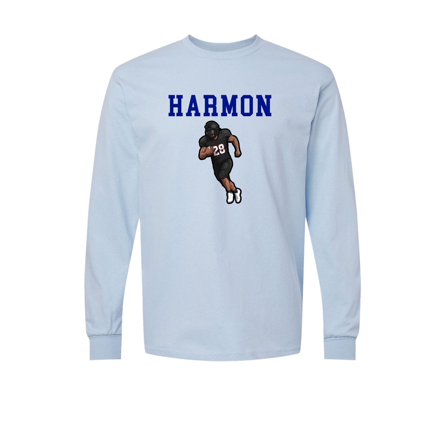 Long Sleeve Tee — Shirsey in Light Blue