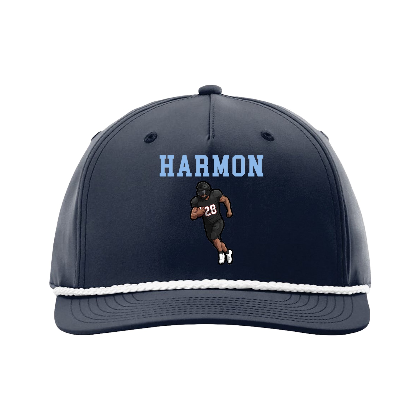 Five-Panel Classic Rope Cap — Shirsey in Navy