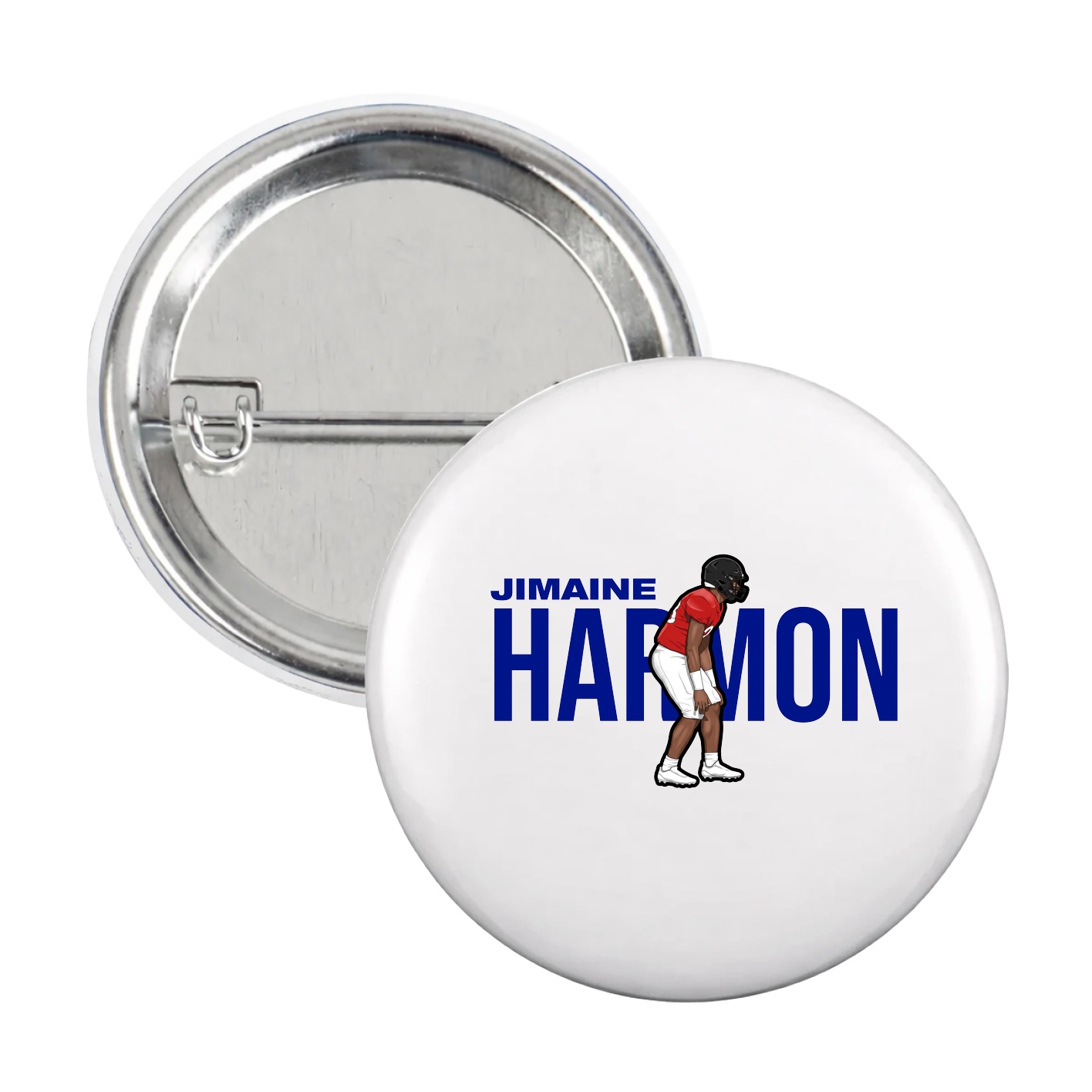 Game Day Button — Player Name in White