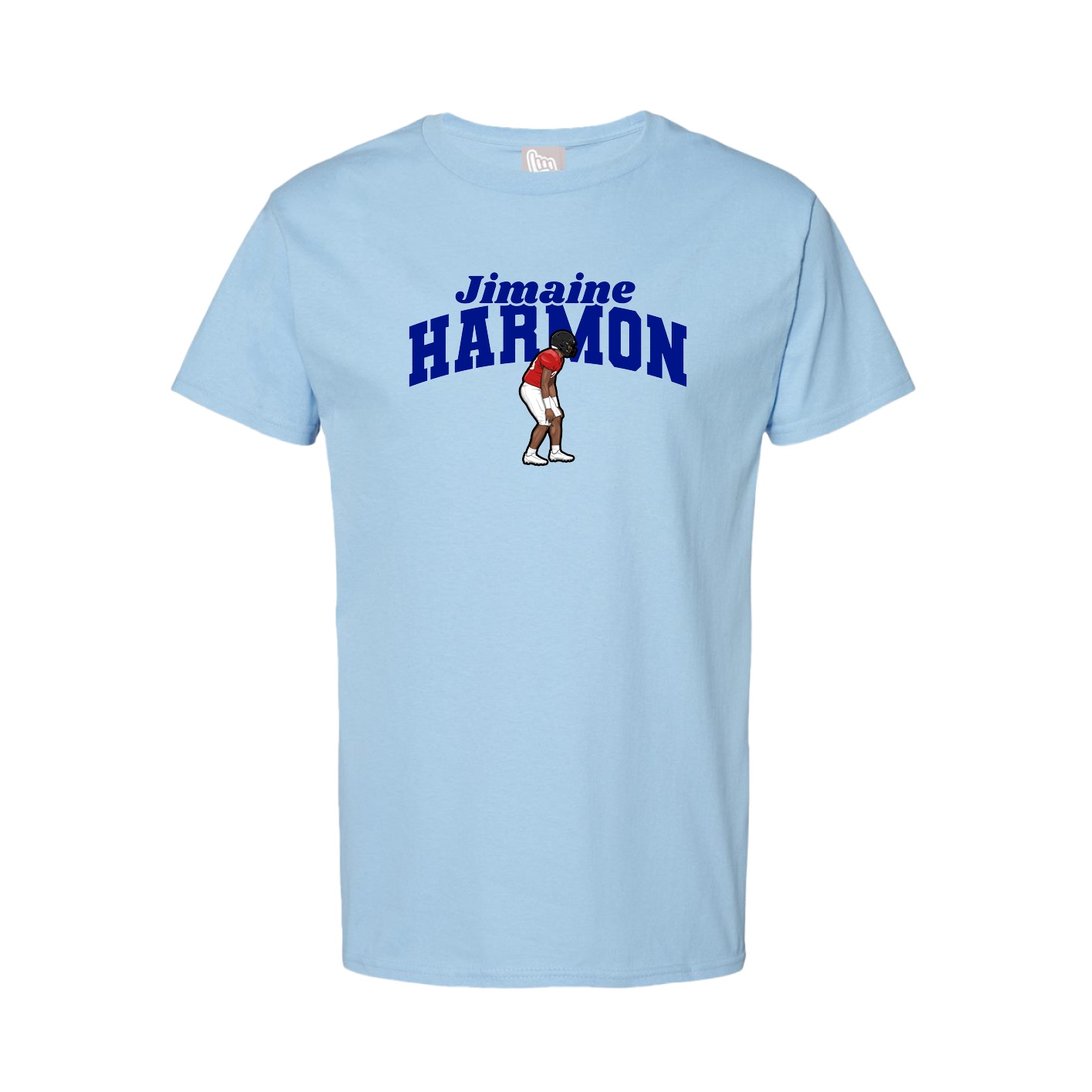 Youth Tee — Signature Arch in Light Blue