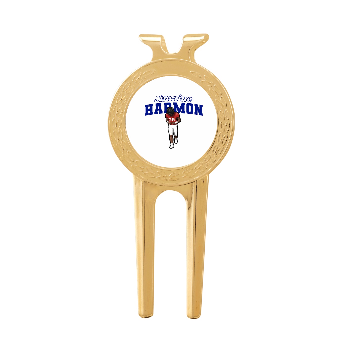 Divot Tool with Ball Marker — Name Arch in Classic