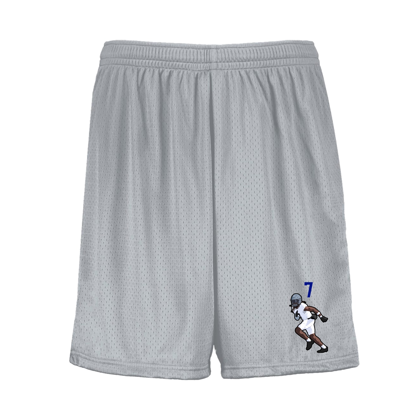 Shorts — Number Top in Silver