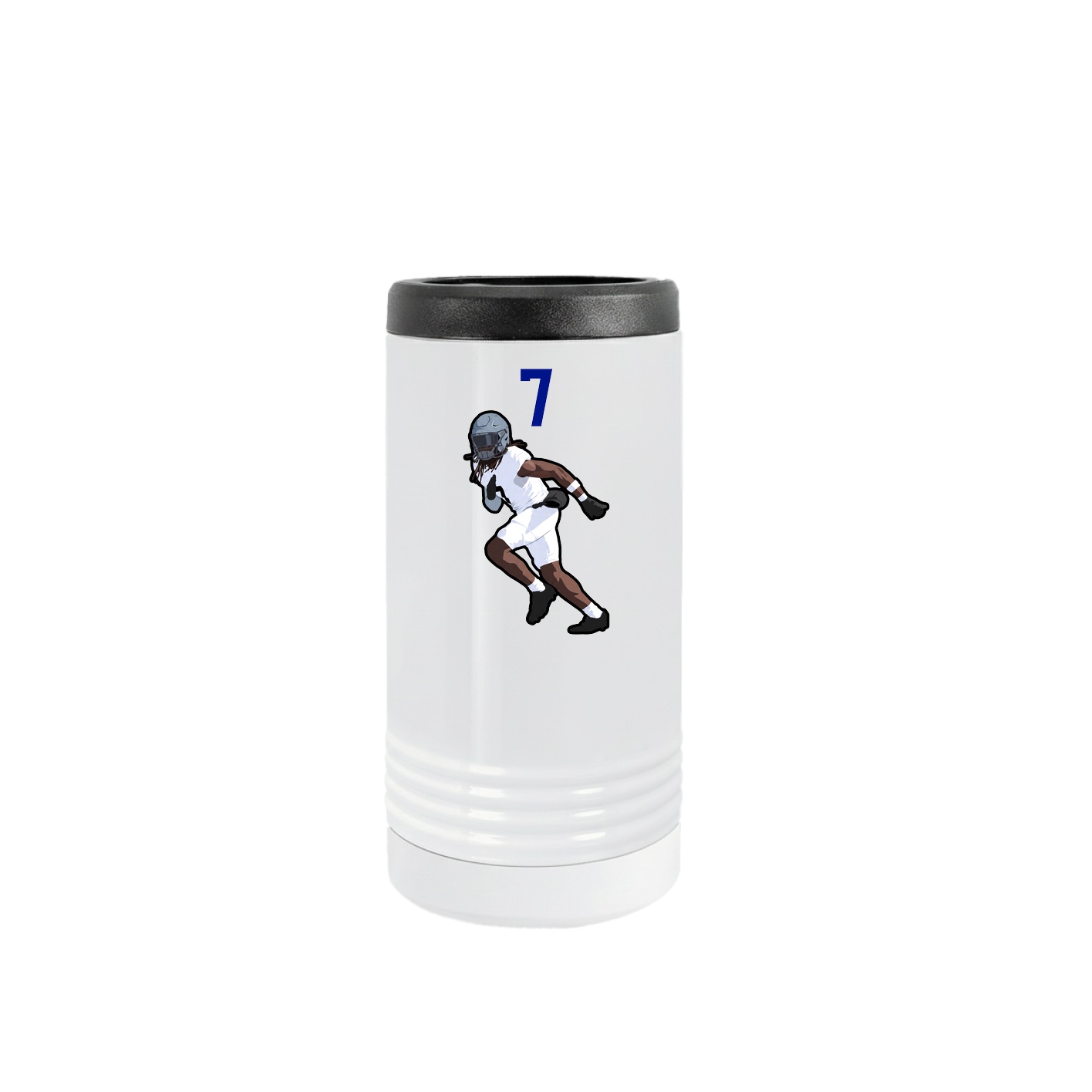 Slim Beverage Holder — Number Top in White