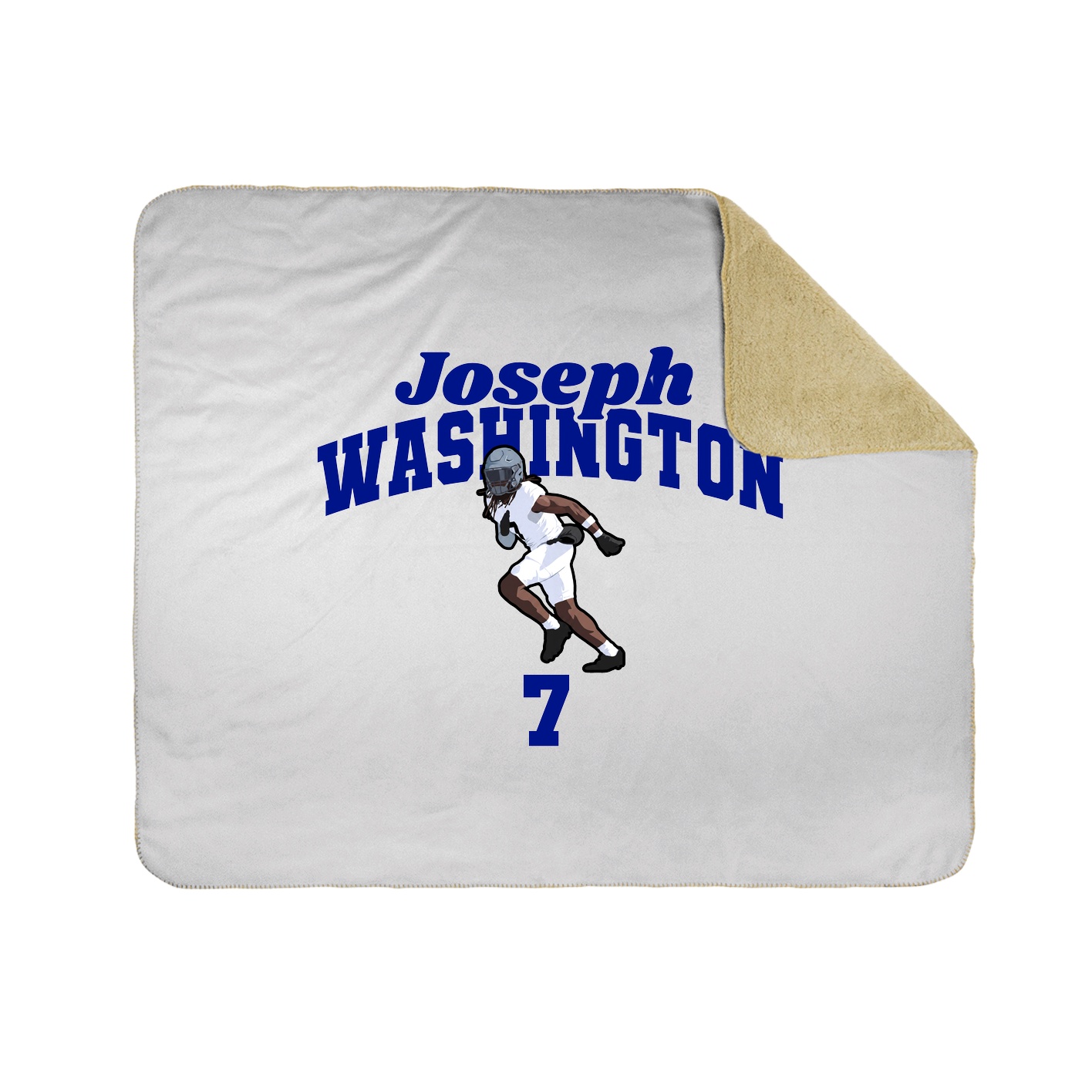 Throw Blanket — Signature Arch in White