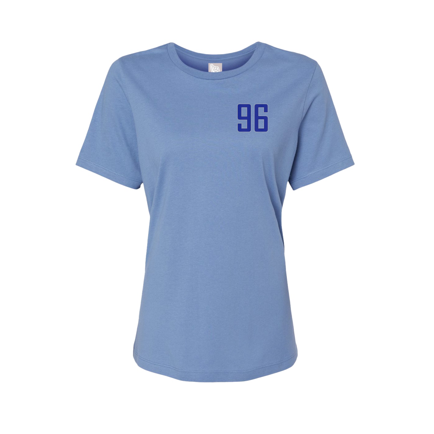 Fitted Women's Tee — Front Shirsy in Powder Blue