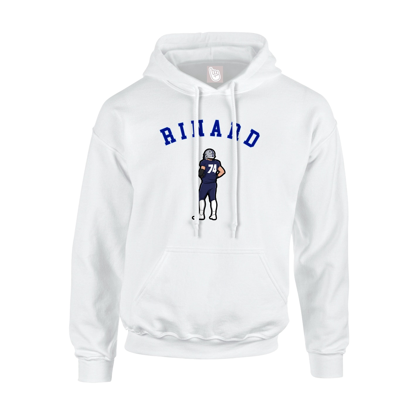 Youth Hoodie — Shirsey Arch in White