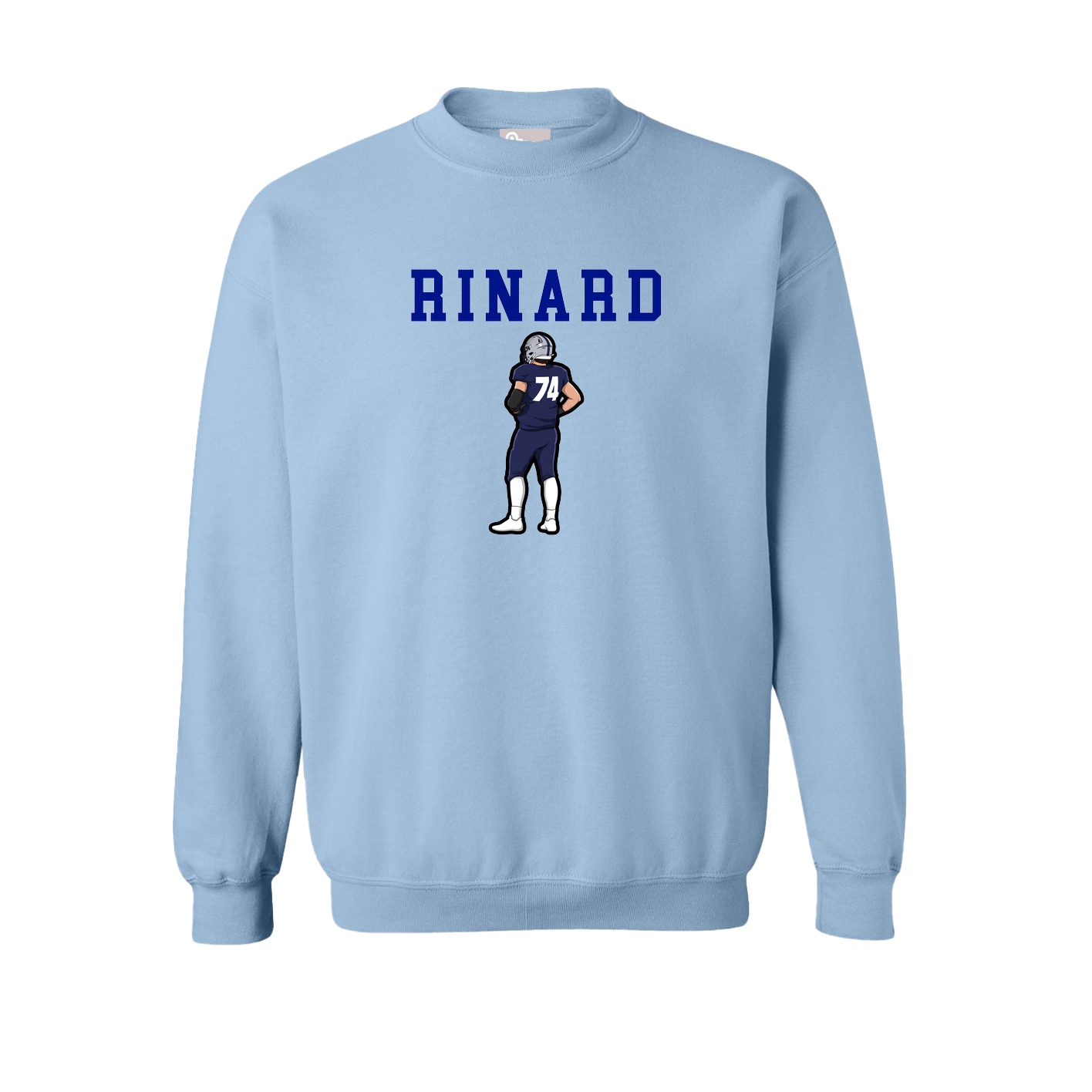 Fleece Crew — Shirsey in Light Blue